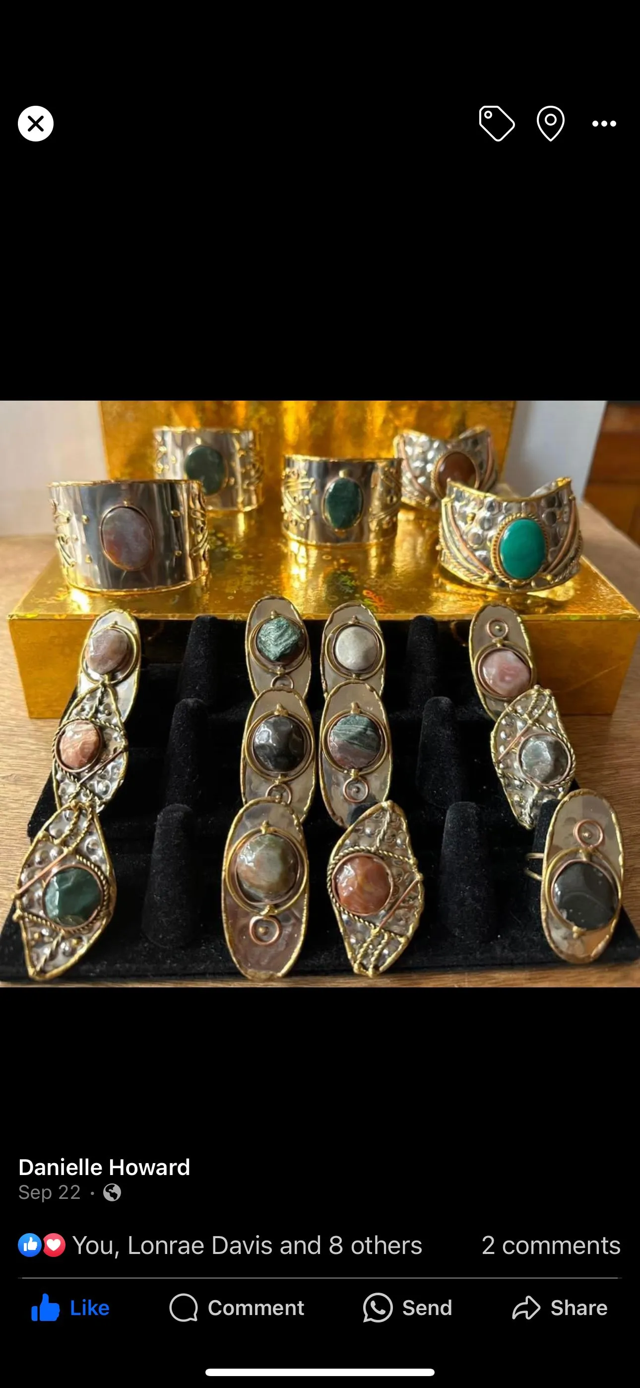 Product image for Handmade rings SALE variety tru color brass copper silver