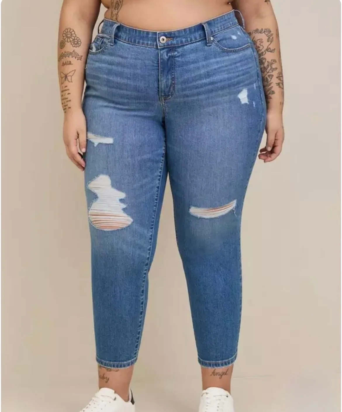 Product image for DENIM 9B: NWT Torrid - Perfect Skinny Ankle Vintage Straight - Size 16R - Plus Size