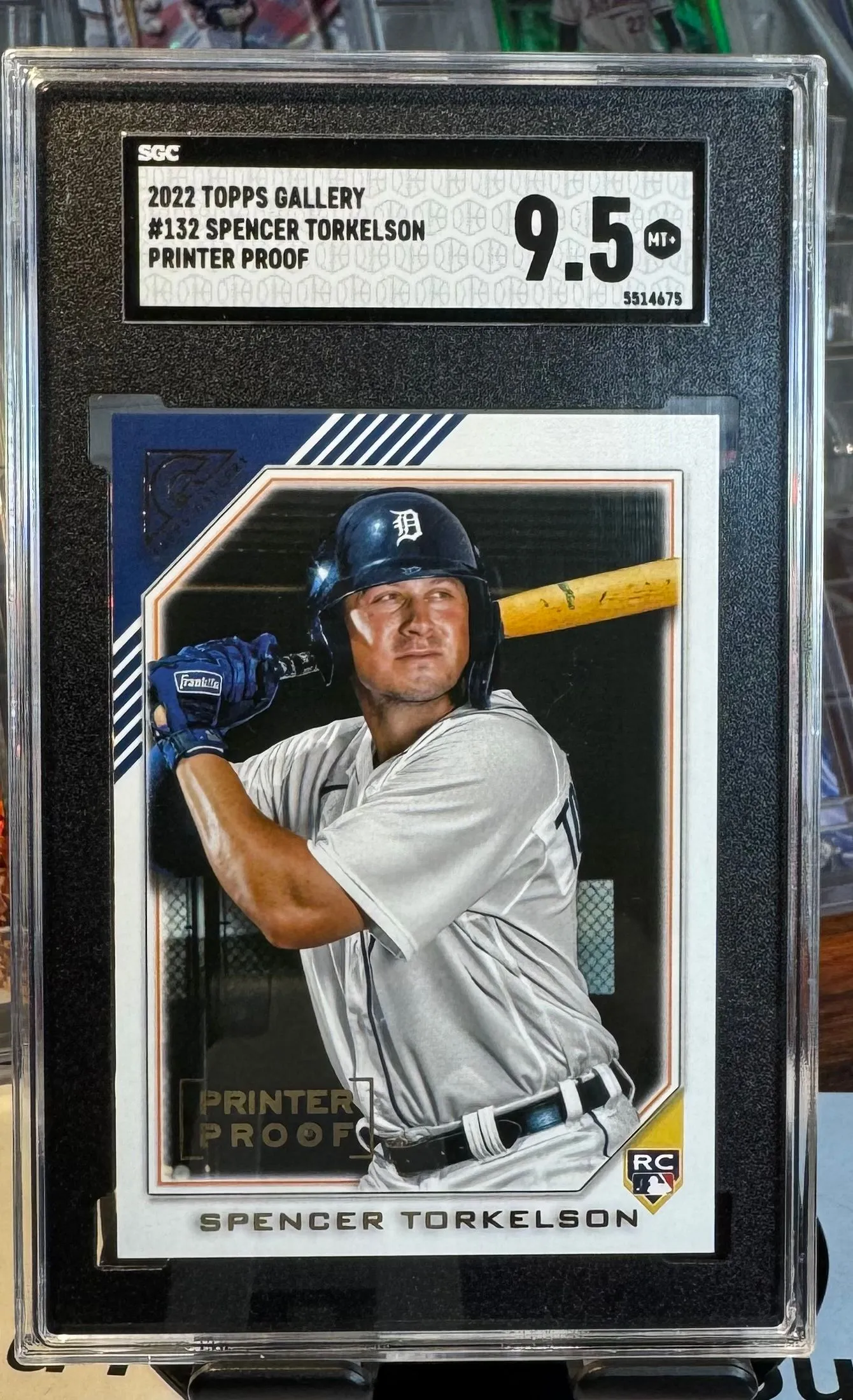 Product image for 2022 Topps Gallery Spencer Torkelson SGC Printer Proof 9.5