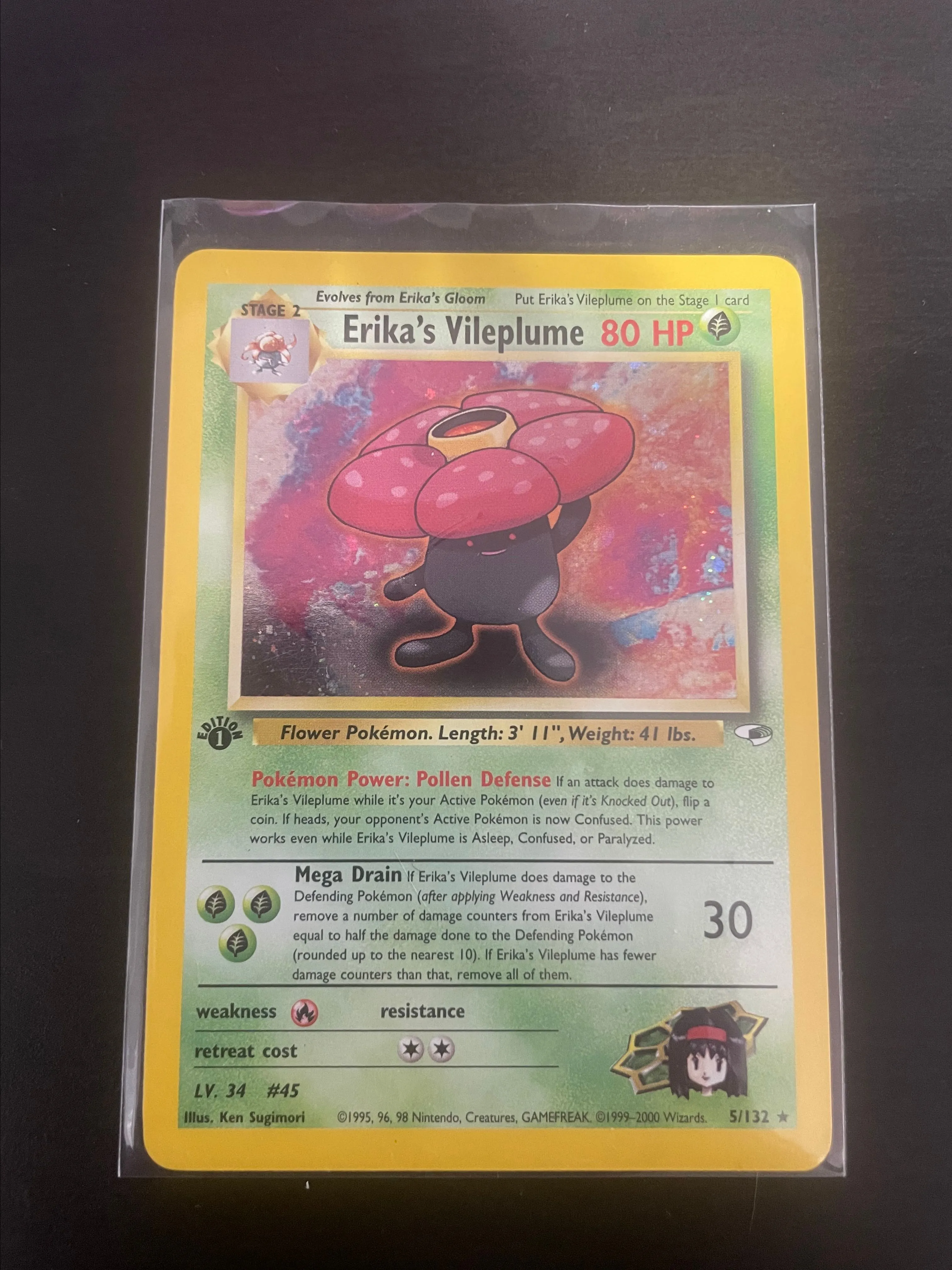 Product image for 1st Edition Erika’s Vileplume Holigraphic