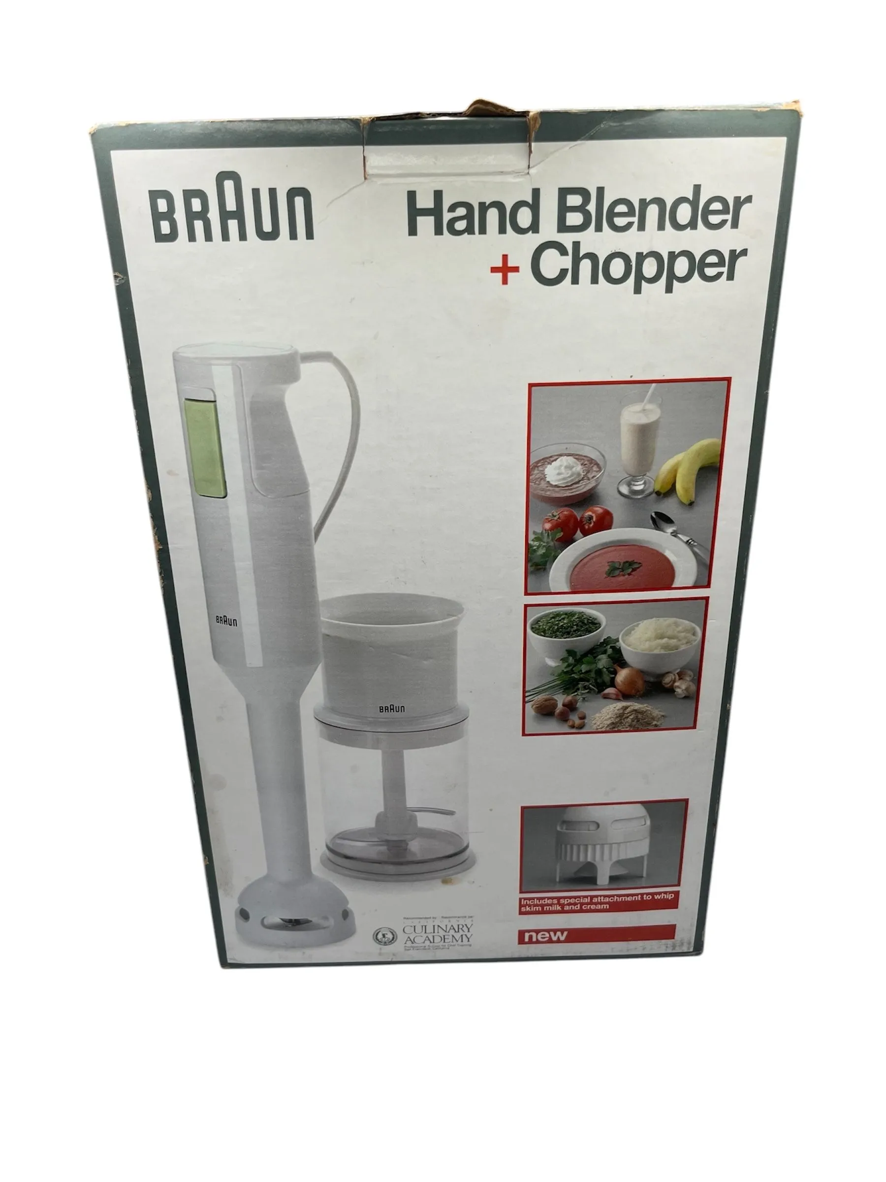 Product image for Braun Hand Blender And Chopper #MR370 Complete In Original Box Used TESTED