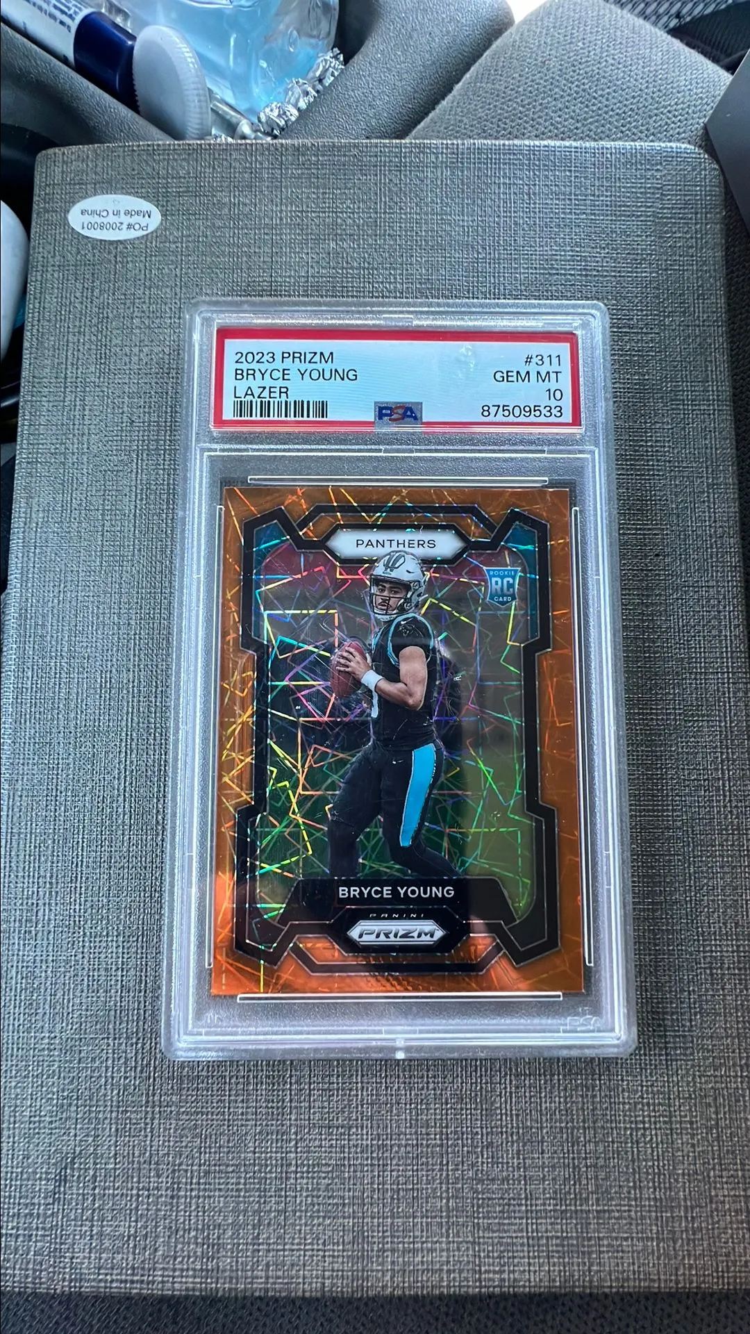 Product image for Bryce Young Orange Lazer gem mint 10