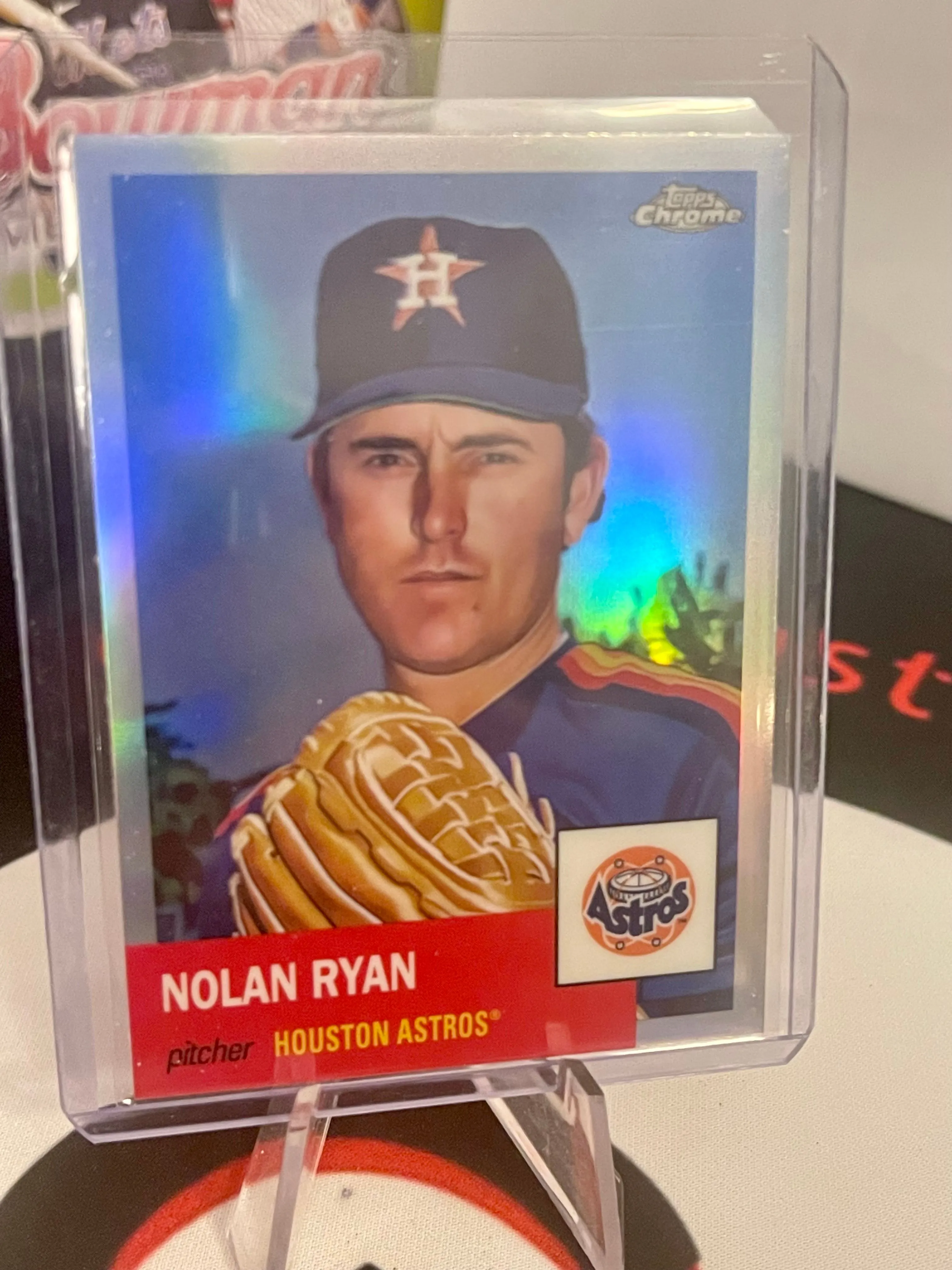 Product image for Nolan Ryan  2023 Chrome Platinum Refractor!