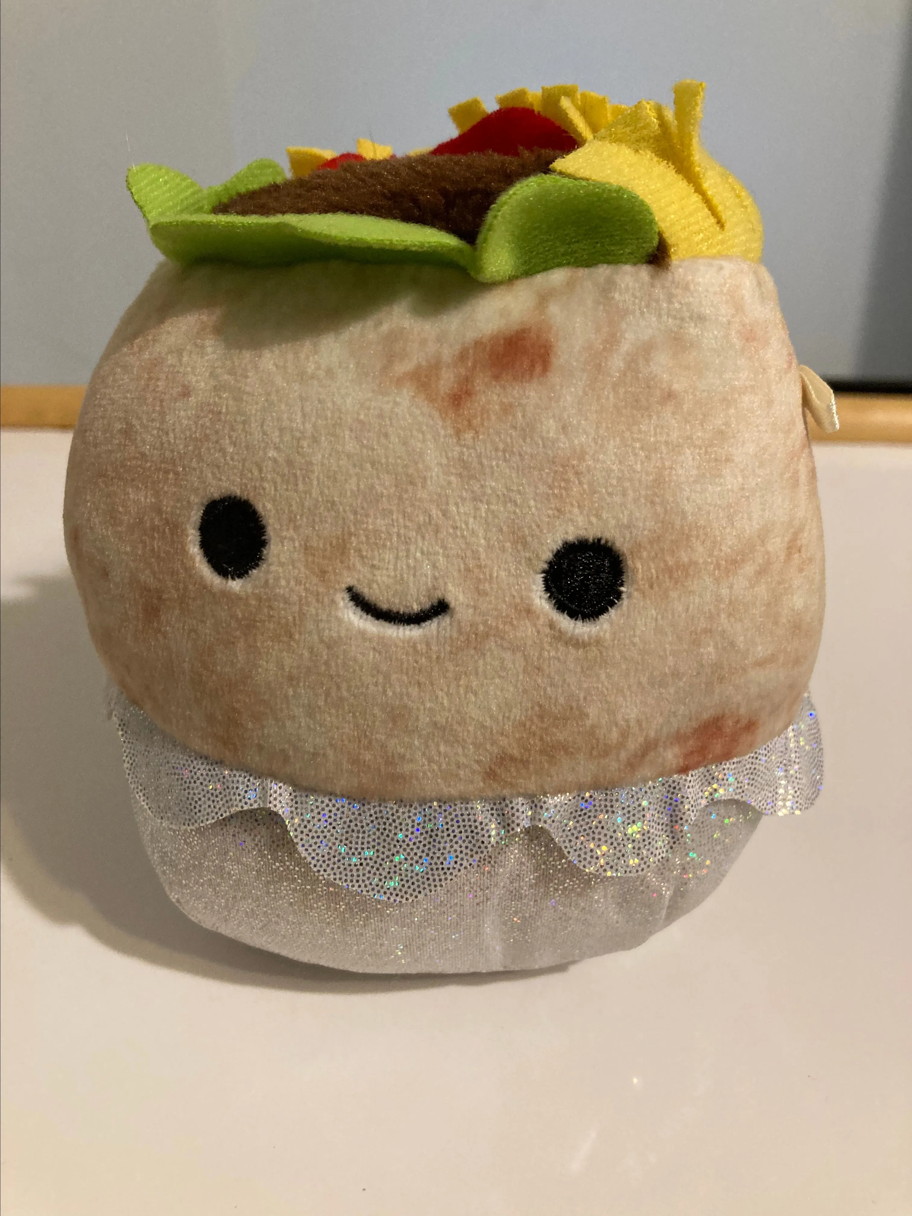 Product image for Squishmallow KellyToy BERNARDO Burrito 5" Plush Food Squad Toy Stuffed Animal