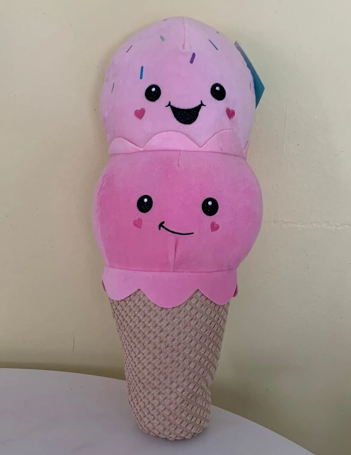 Product image for Double Scoop Large Plush Ice Cream Cone