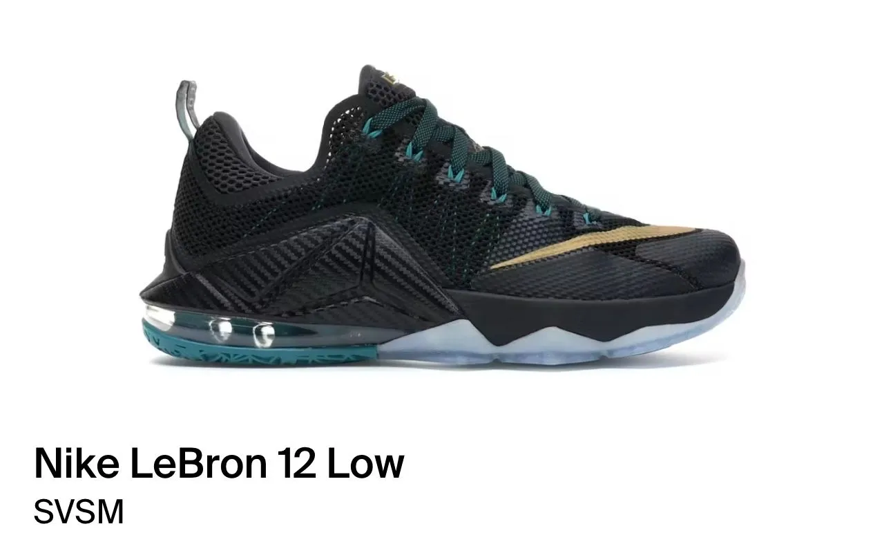 Product image for Nike Lebron 12 Low SVSM OG Box 12M