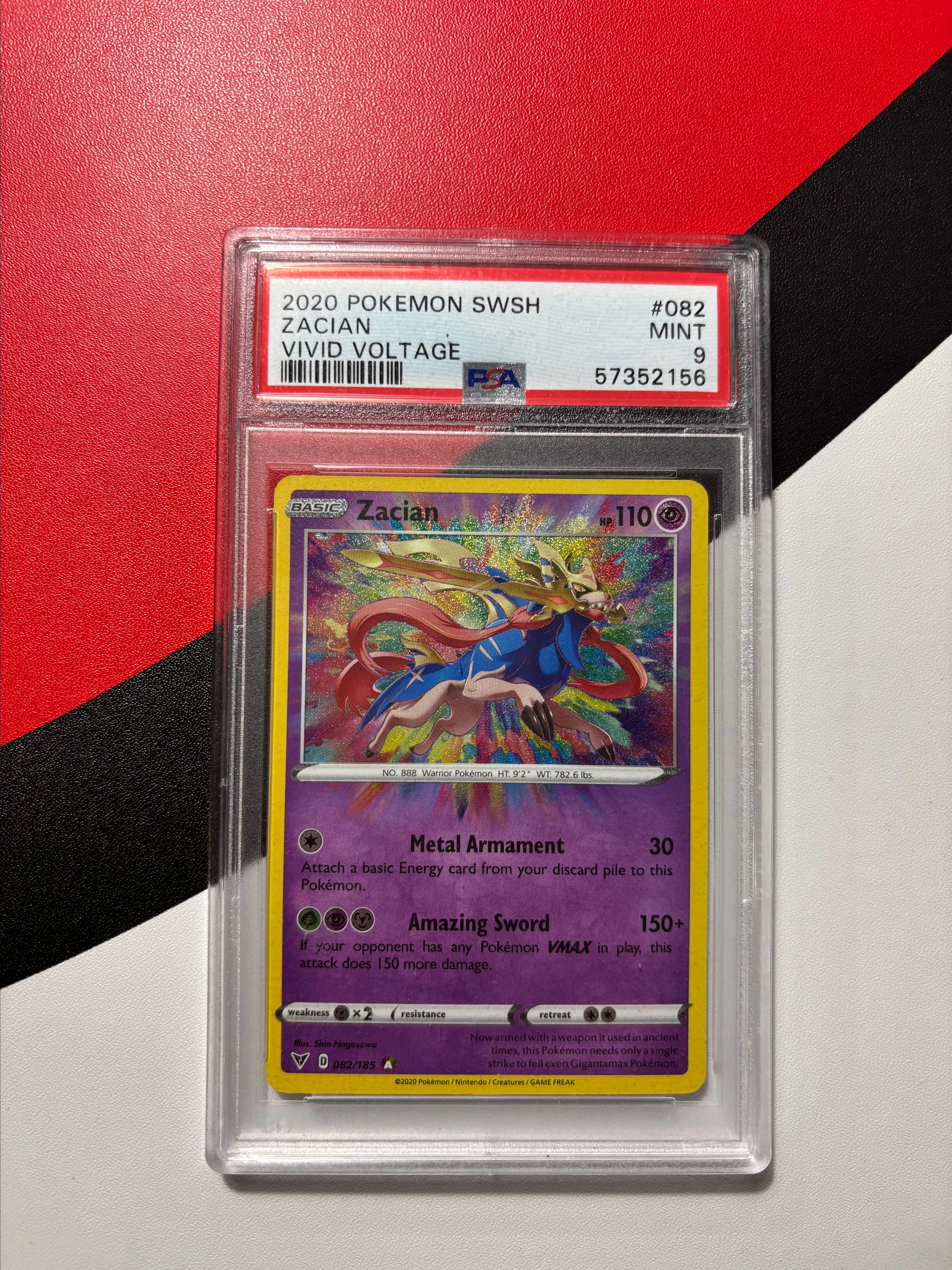 Product image for Zacian Amazing Rare Slab