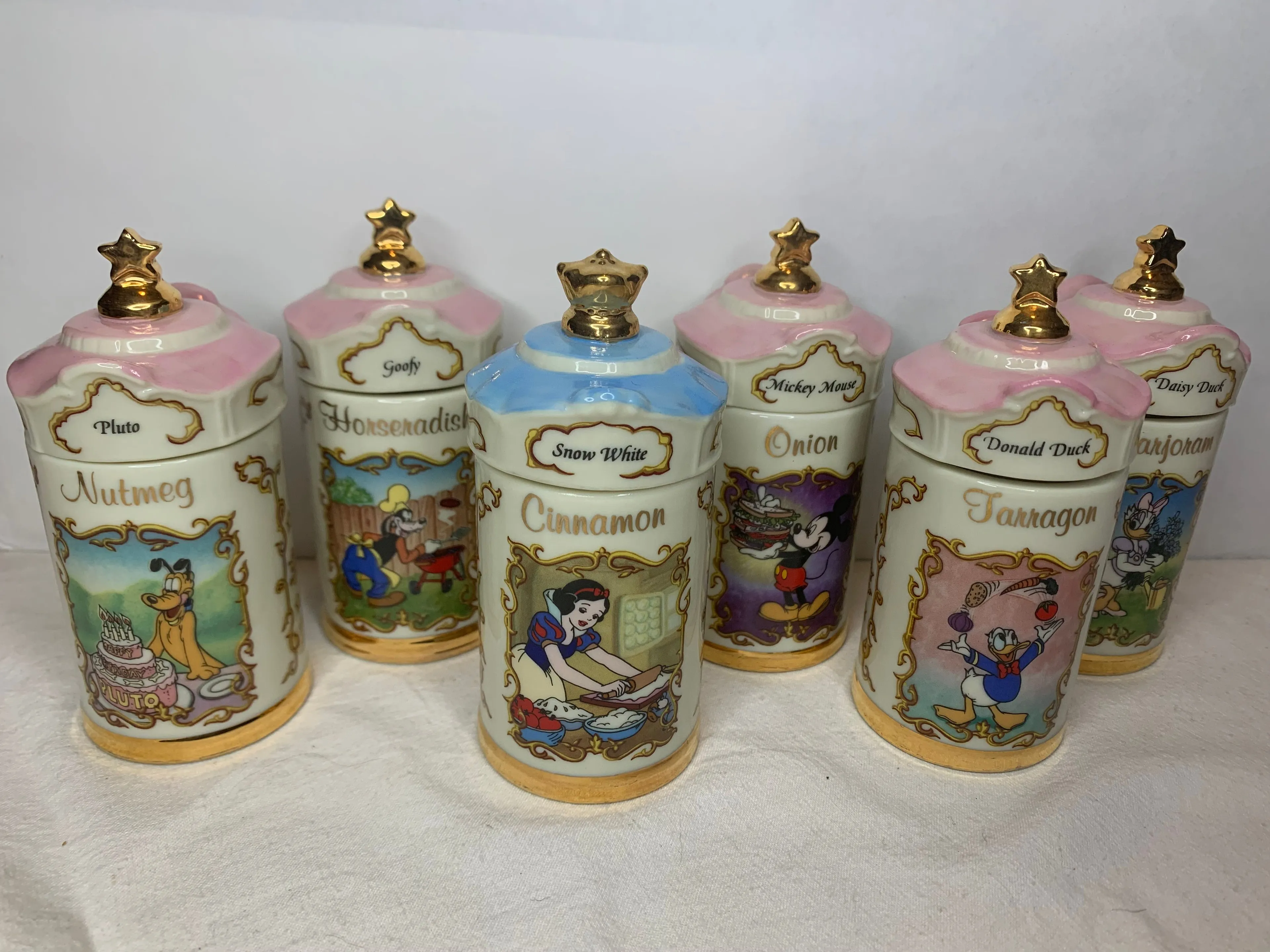Product image for Collectible lenox glass spice jars
