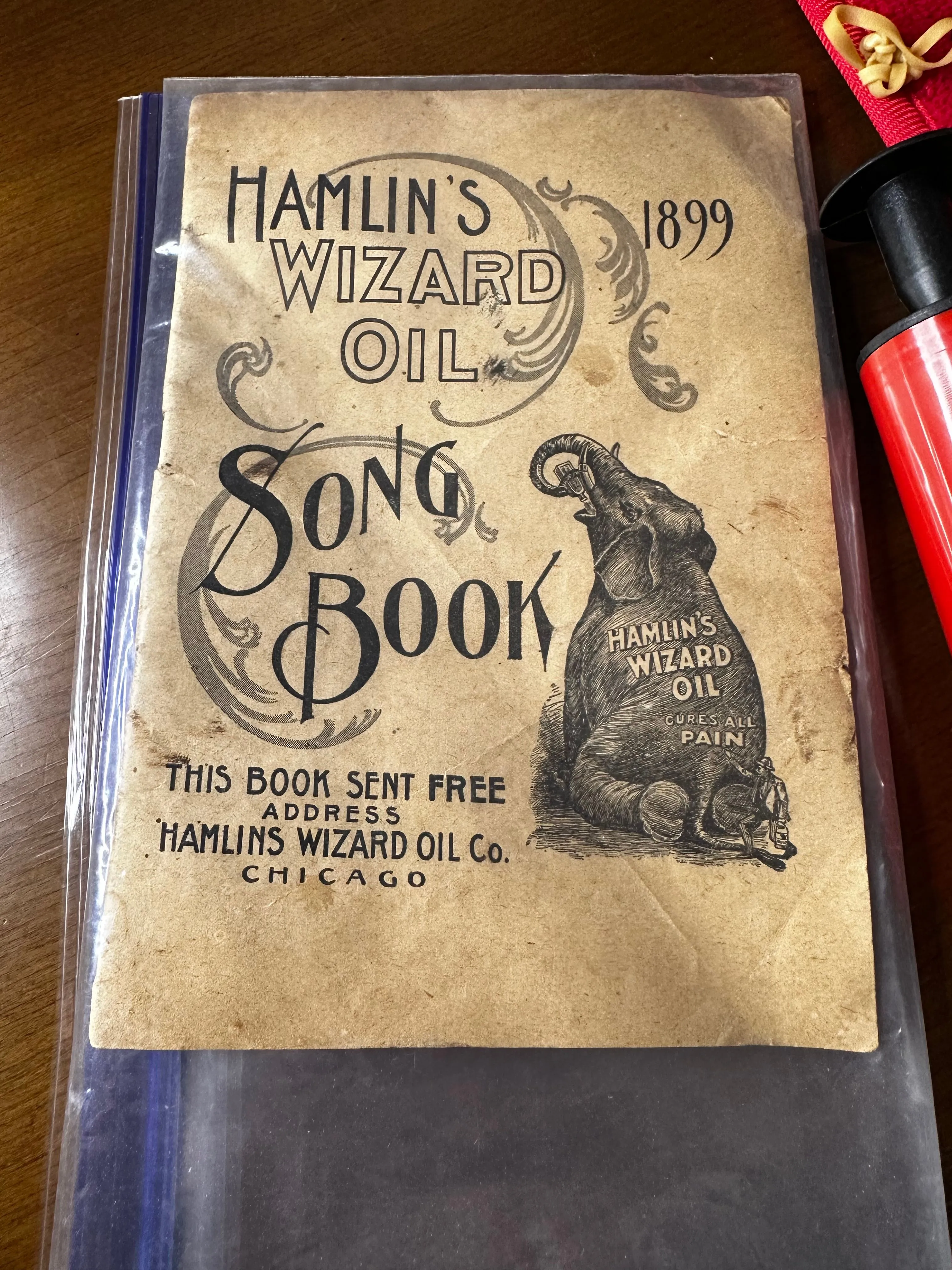 Product image for 1899 Hamlin’s Wizard Oil song book