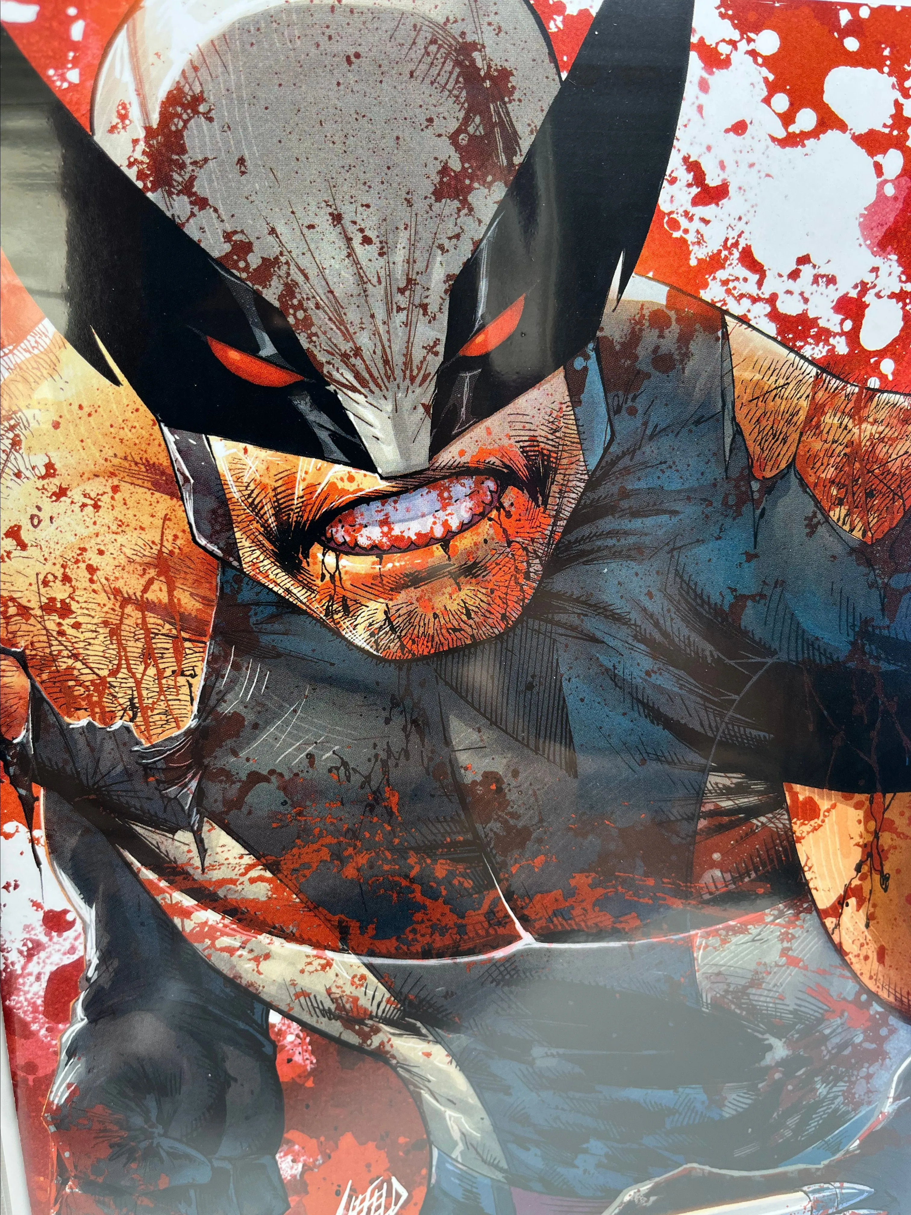Product image for 2023 Deadpool: Badder Blood #1 Rob Liefeld X-Force Wolverine Virgin Variant, First Appearance of Shatterstorm Written & Drawn by Rob Liefeld