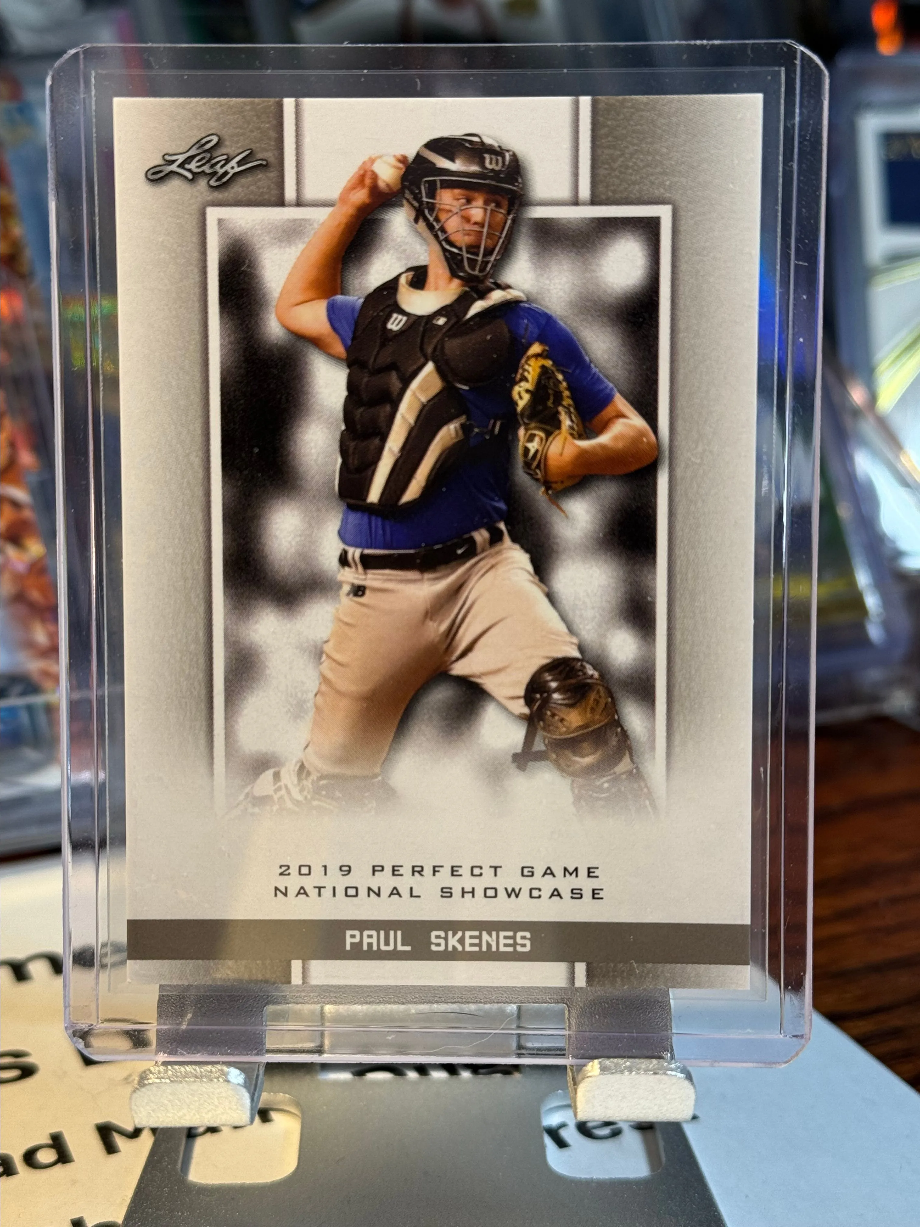 Product image for Paul Skenes 2019 Leaf Perfect Game NIKE All-American Rookie LSU Pirates