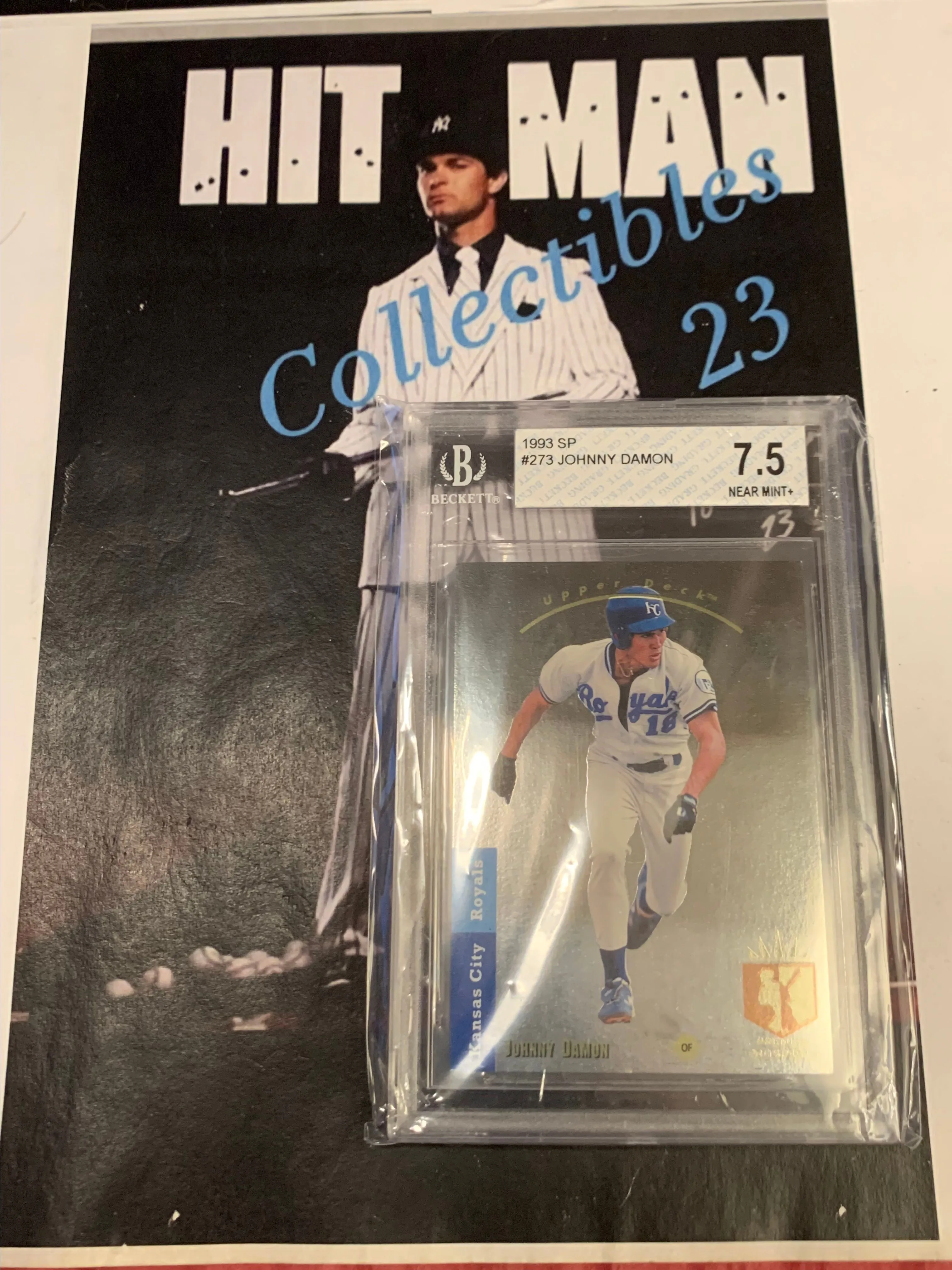 Product image for MLB - SLAB - 1993 SP Johnny Damon RC BGS 7.5