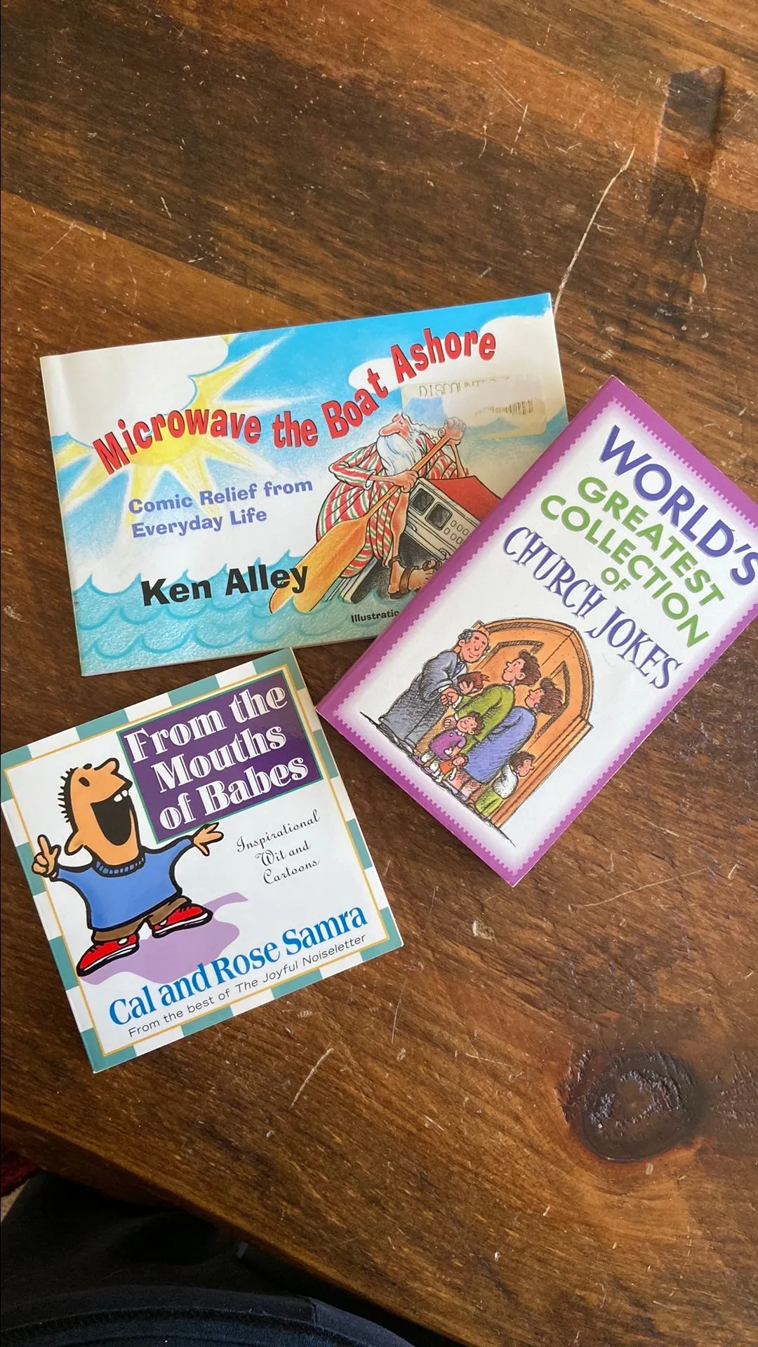 Product image for 8- Three (clean) funny books!