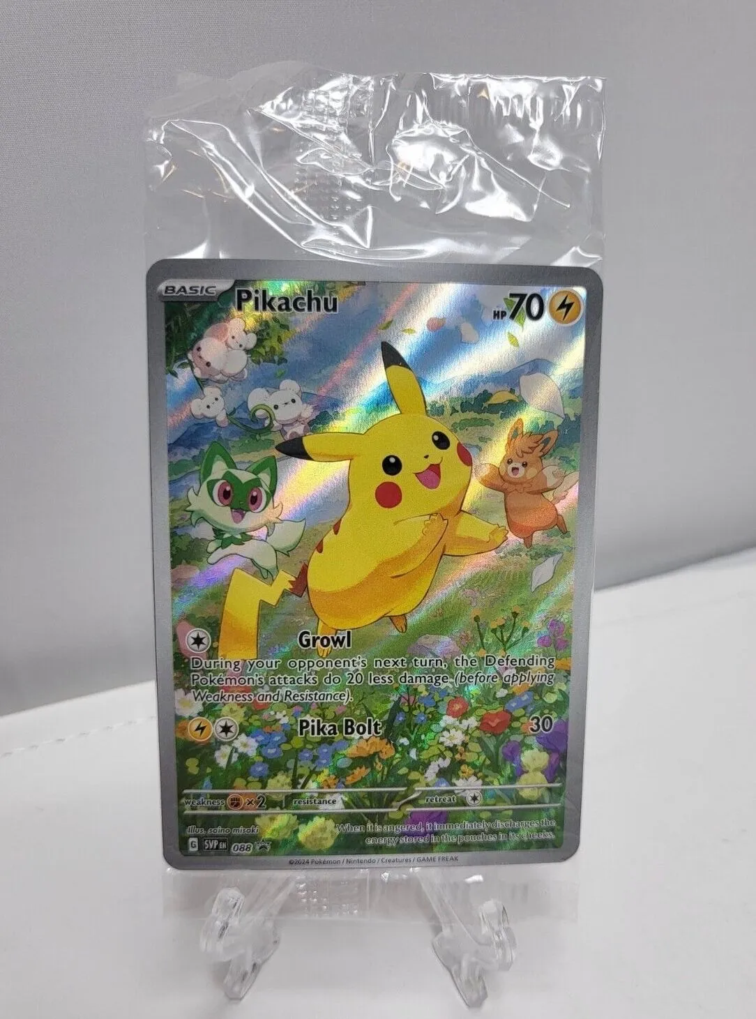 Product image for Pikachu - 088 - SV: Scarlet & Violet Sealed Promo