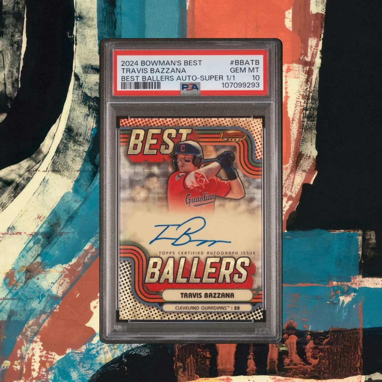 Product image for PSA 10 2024 Bowman's Best Travis Bazzana Best Ballers Superfractor
