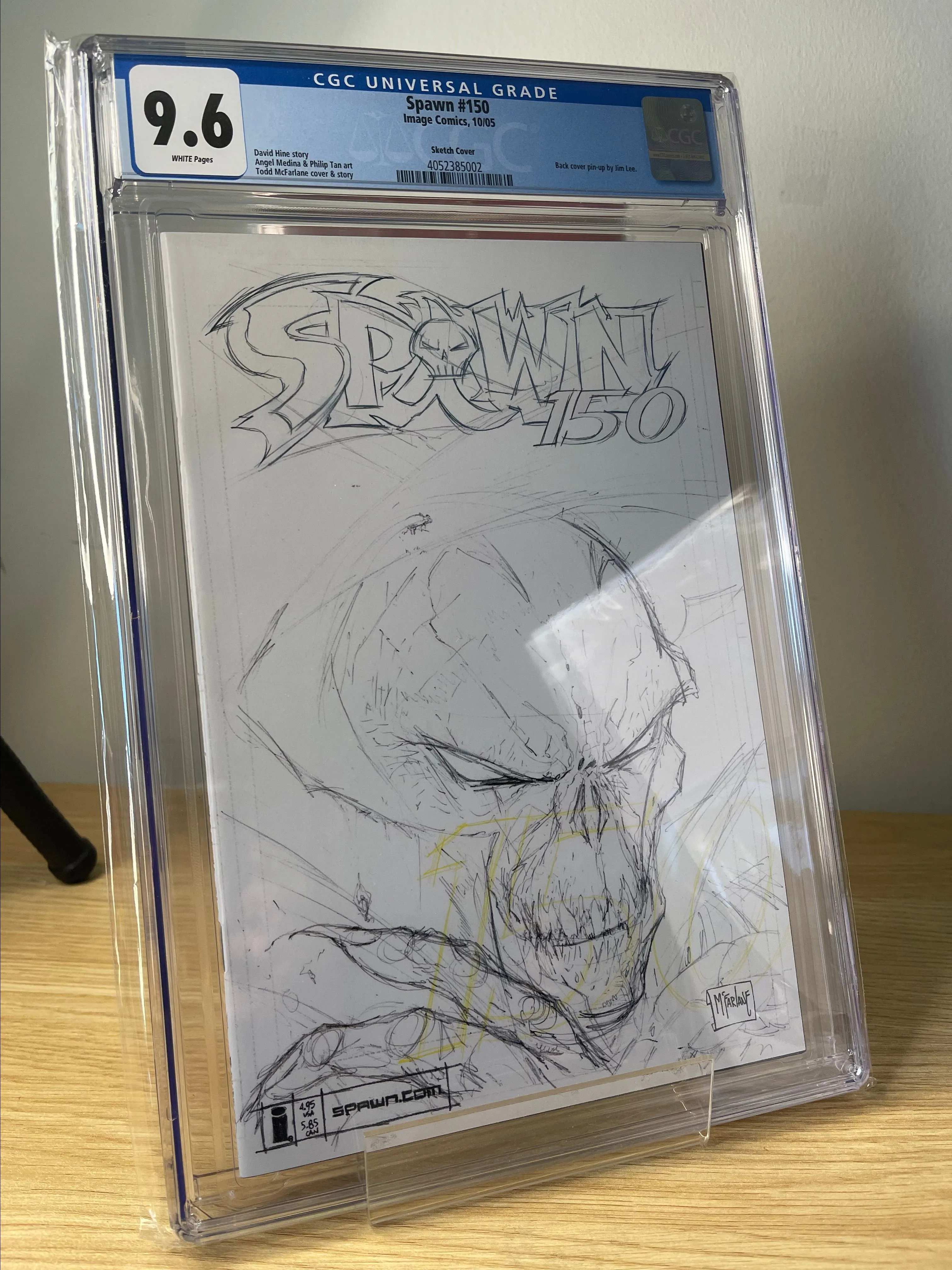 Product image for Spawn 150 Sketch Cover CGC 9.6 2005
