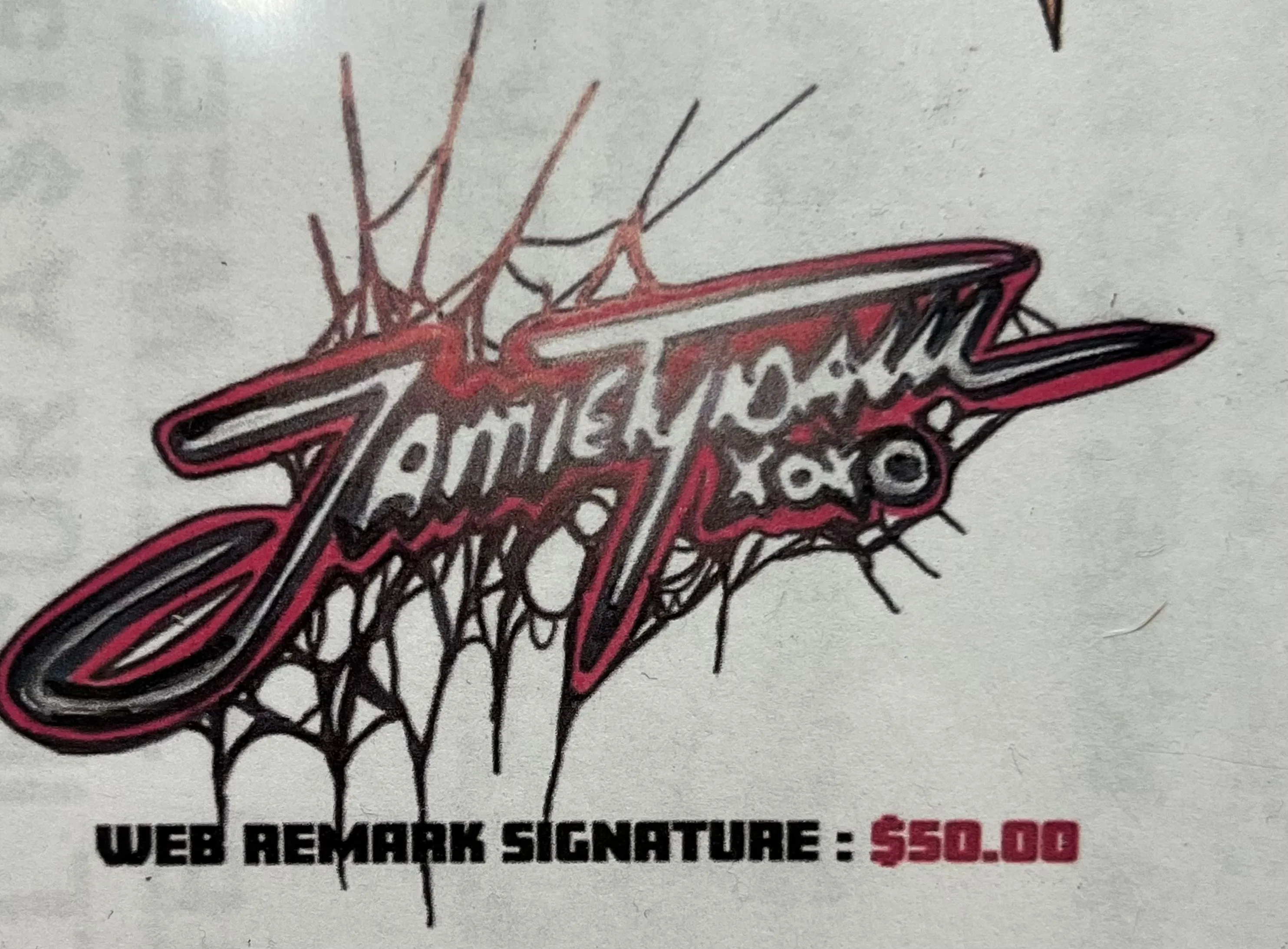 Product image for Web remark signature
