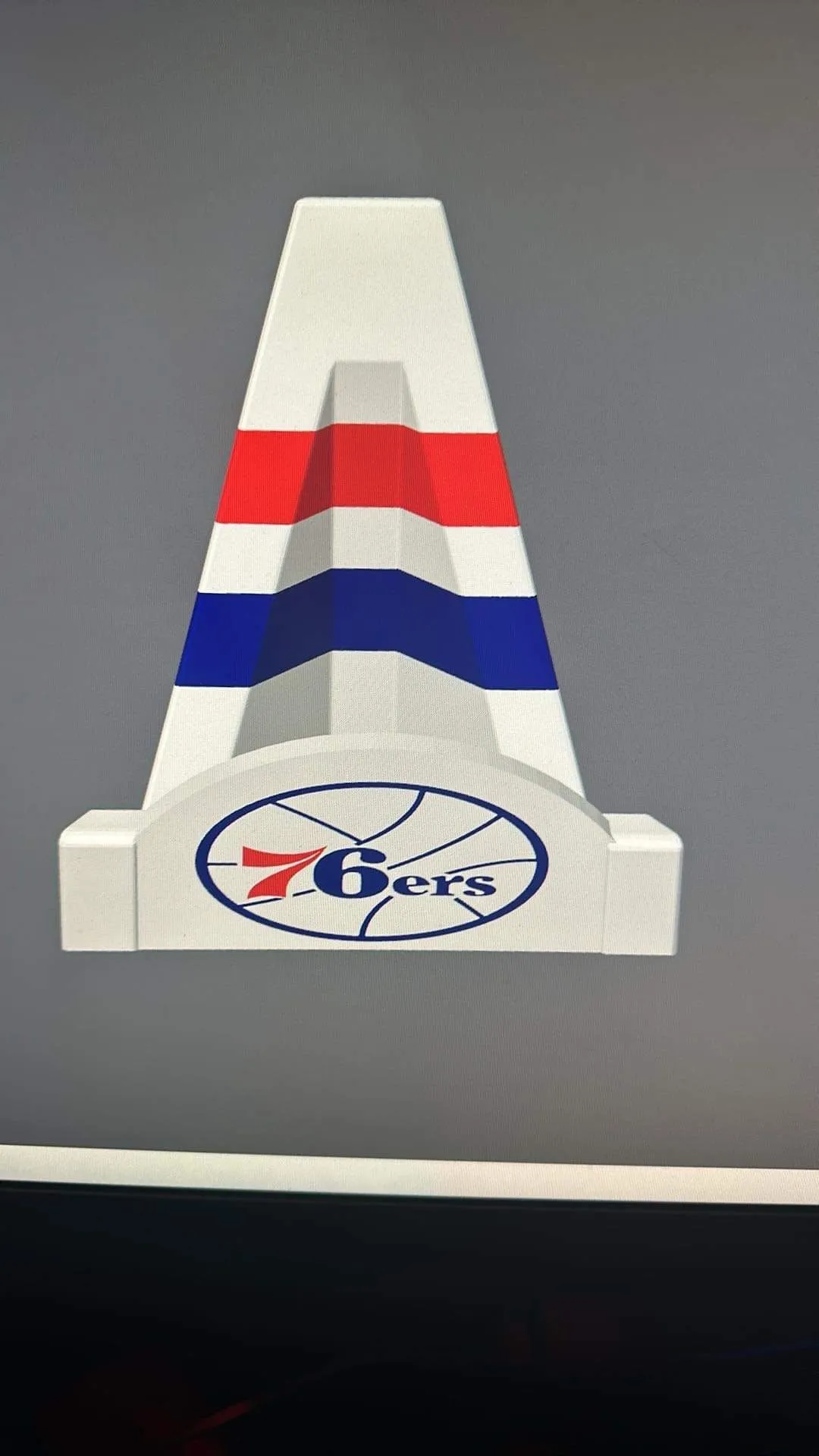 Product image for 3D printed Philadelphia 76ers stand