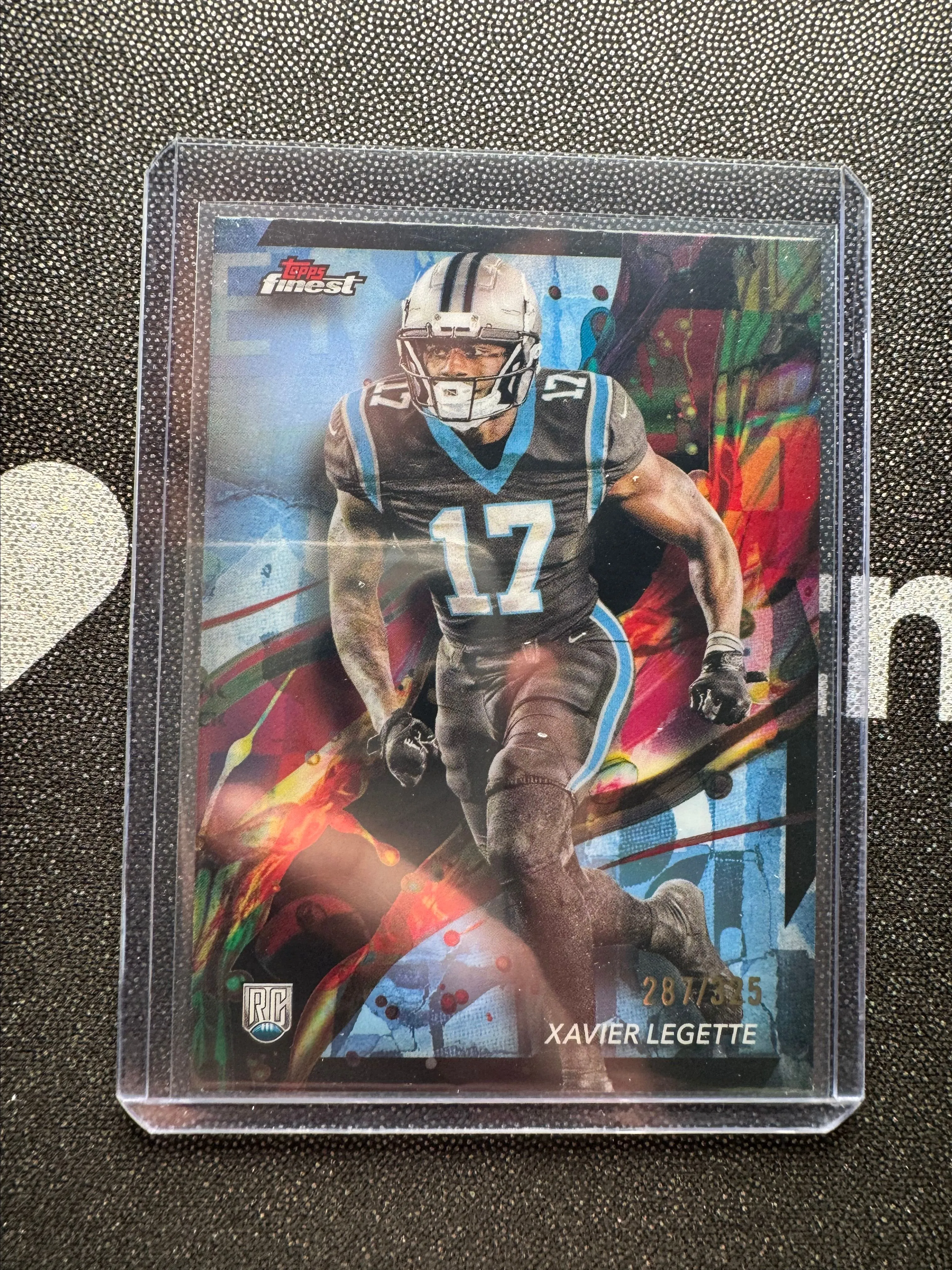 Product image for 2024 Topps Finest Xavier Legette Blue Rookie /325
