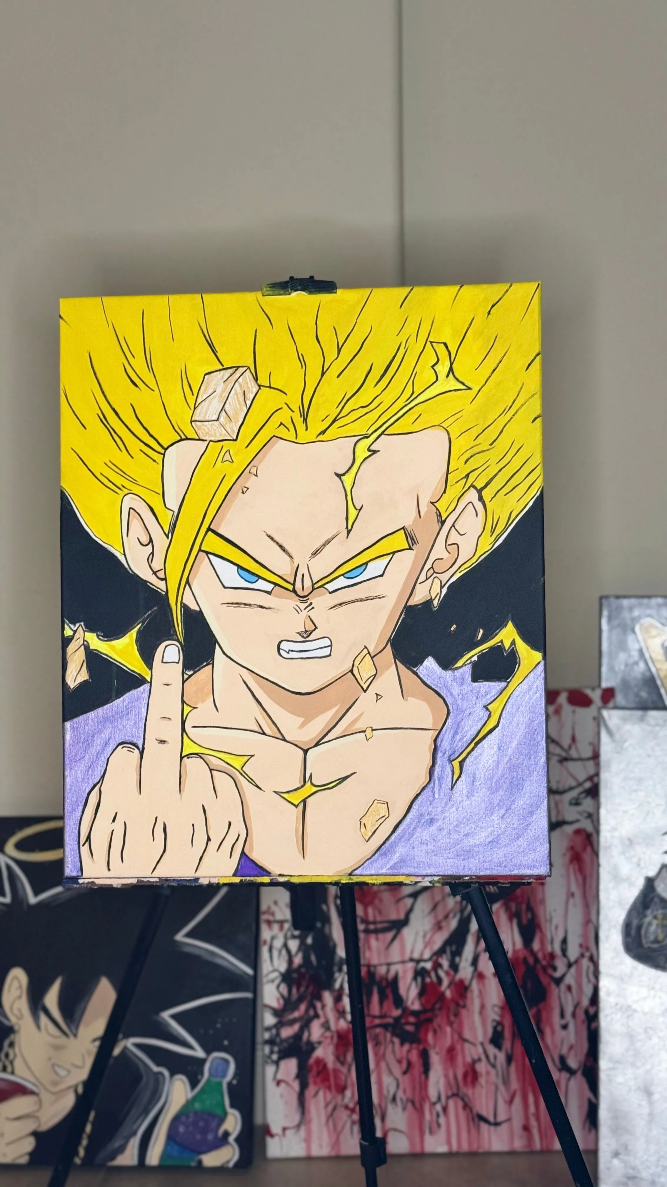 Product image for Custom "F%CK YU" Art piece
