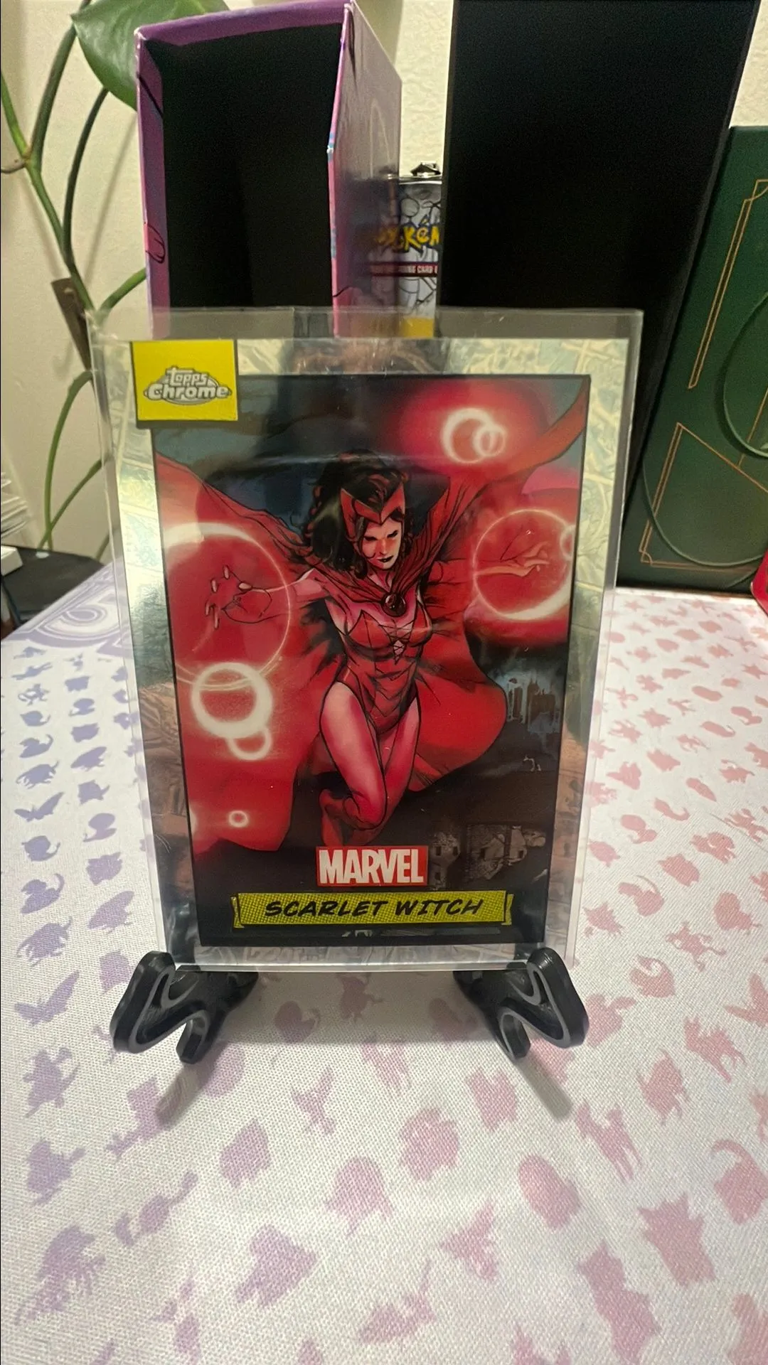 Product image for SCARLET WITCH #112 Base 2024 Topps Marvel Chrome Collectible Card