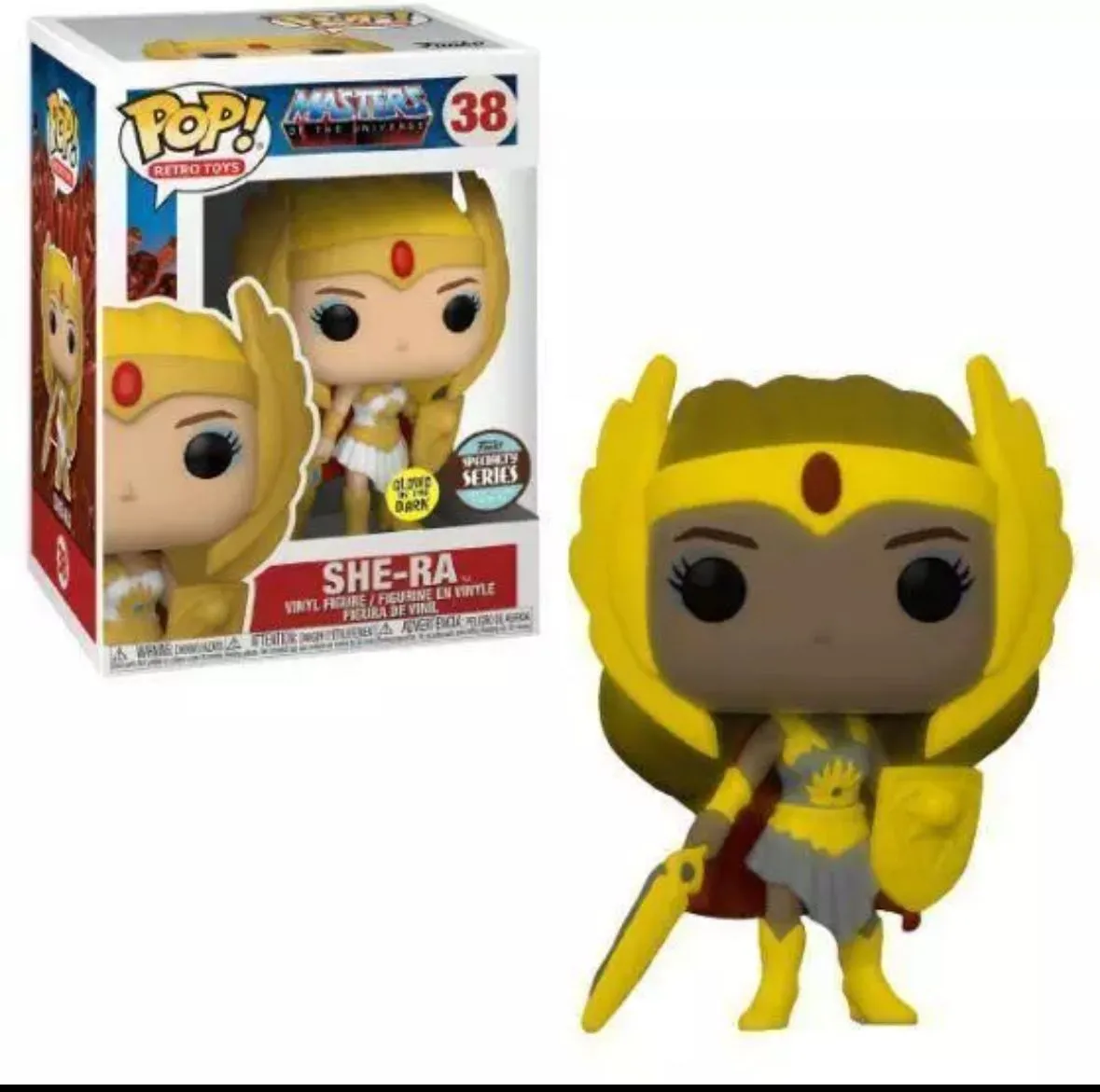Product image for Funko Pop! MOTU - Classic She-Ra (Glow Exclusive) Specialty Series