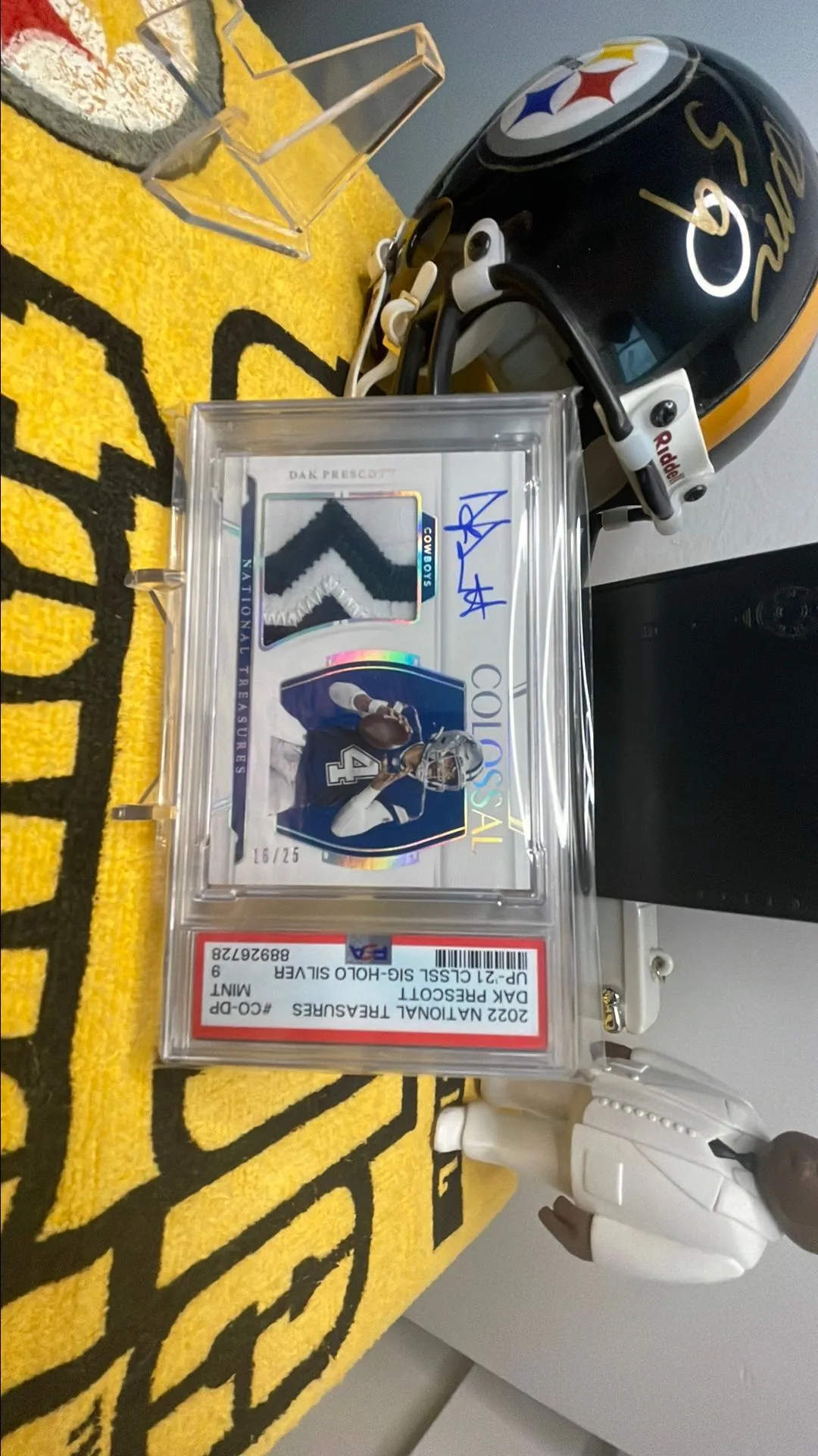 Product image for 2022 Panini National Treasures Update Dak Prescott Sig-Holo Silver PSA MINT 9  #16/25