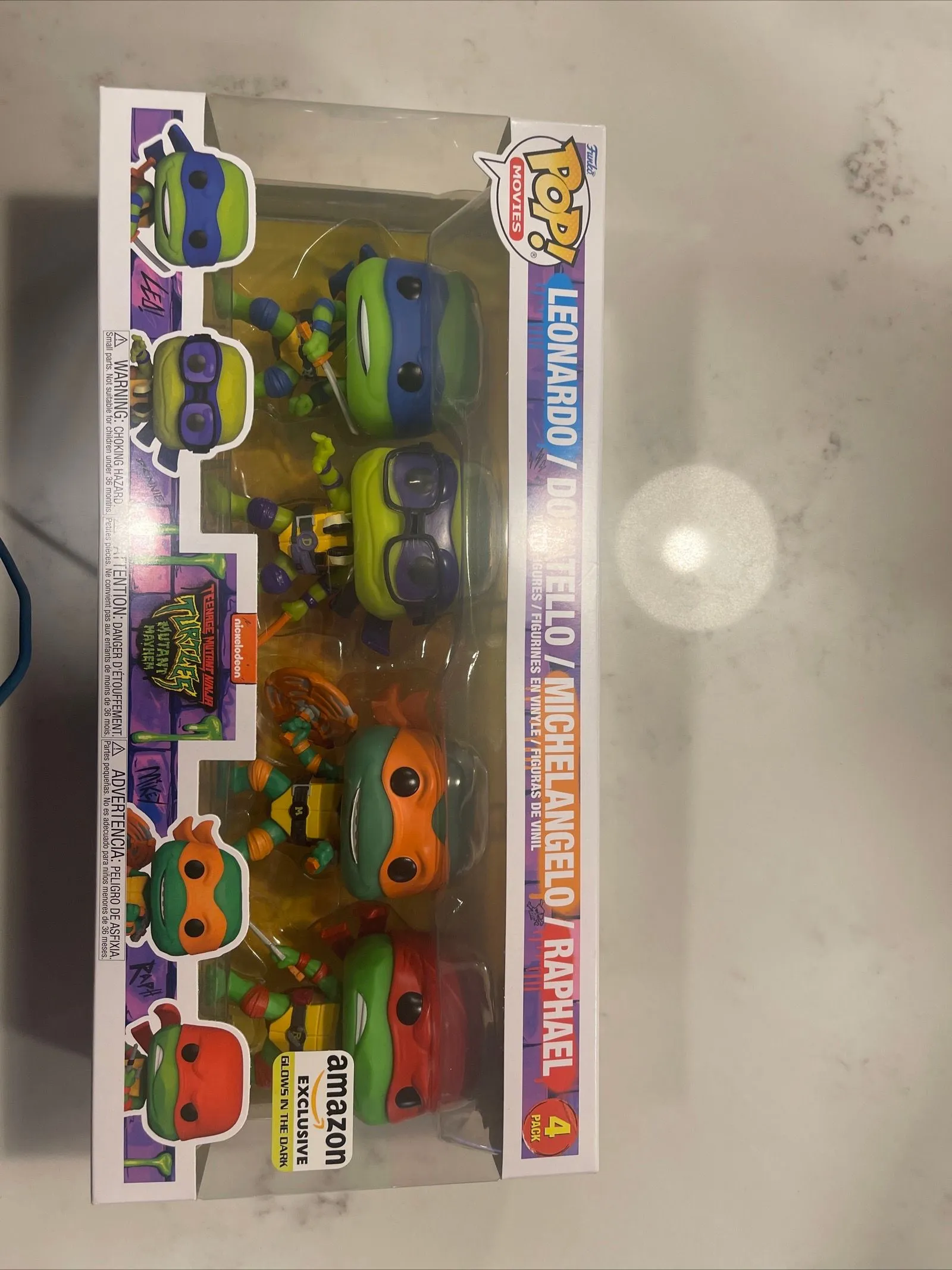 Product image for Funko 4 pack tmnt gitd Mutant Mayhem