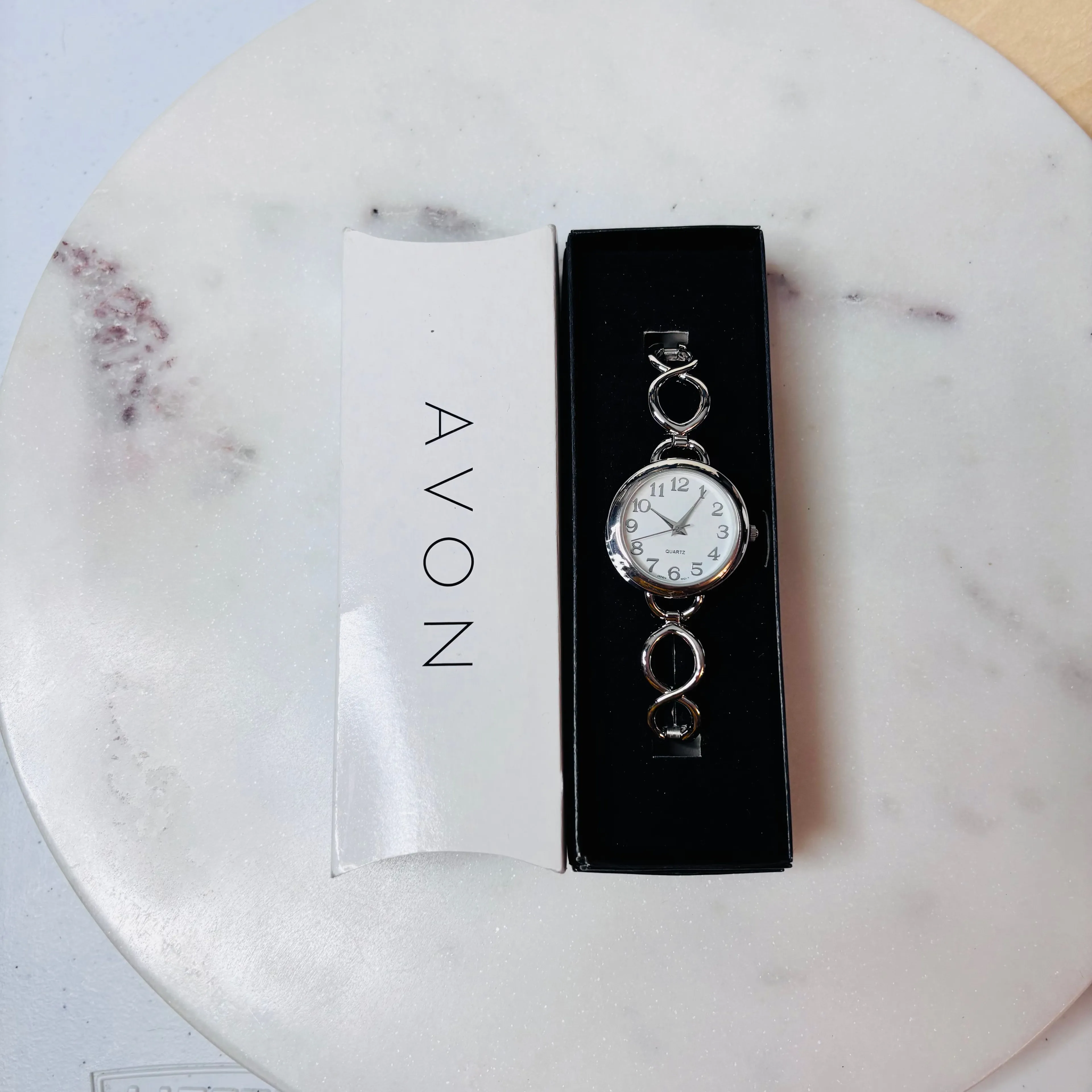 Product image for AVON WATCH #15 silver-tone infinity stretch