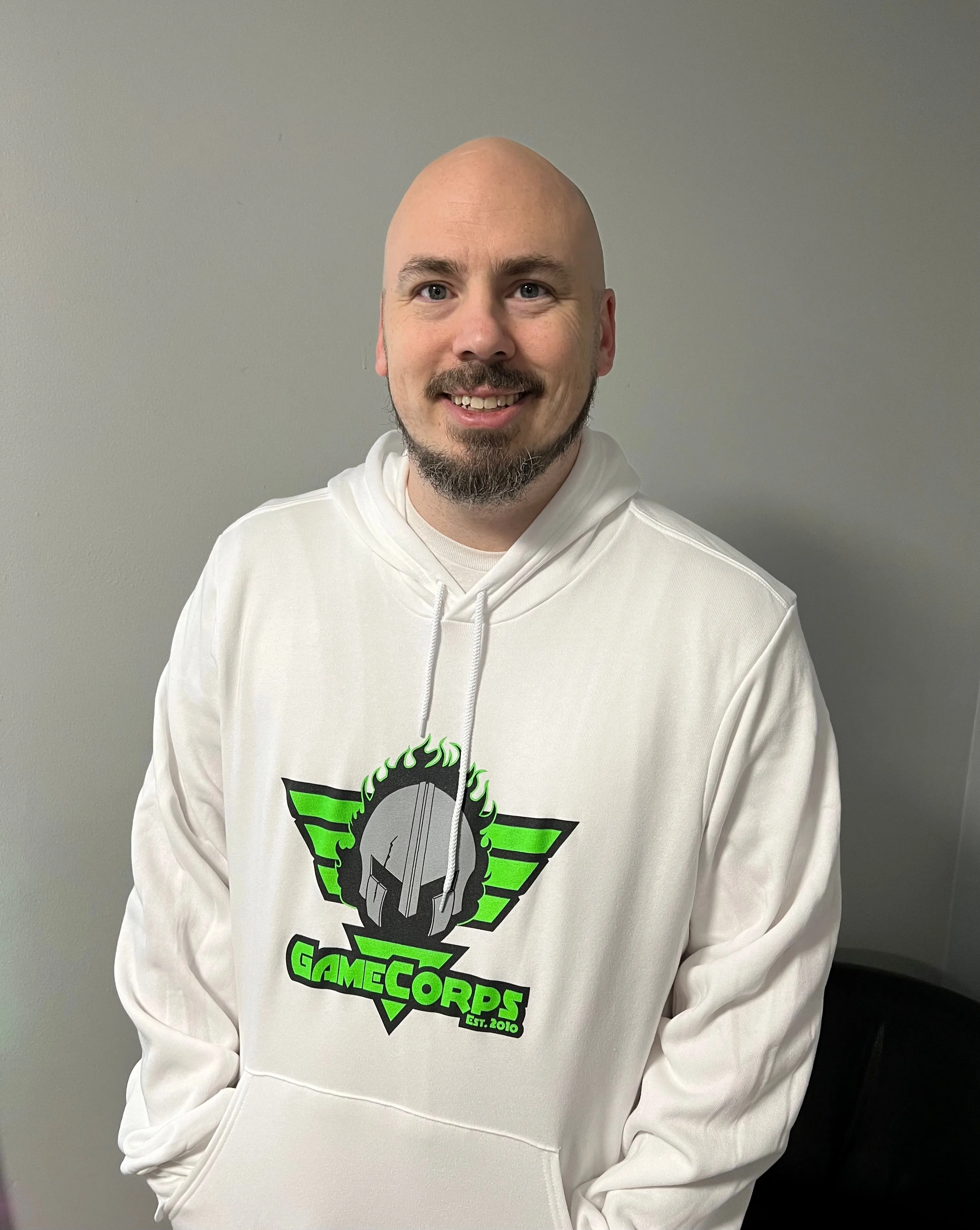 Product image for Game Corps Premium White Hoodie XXXL