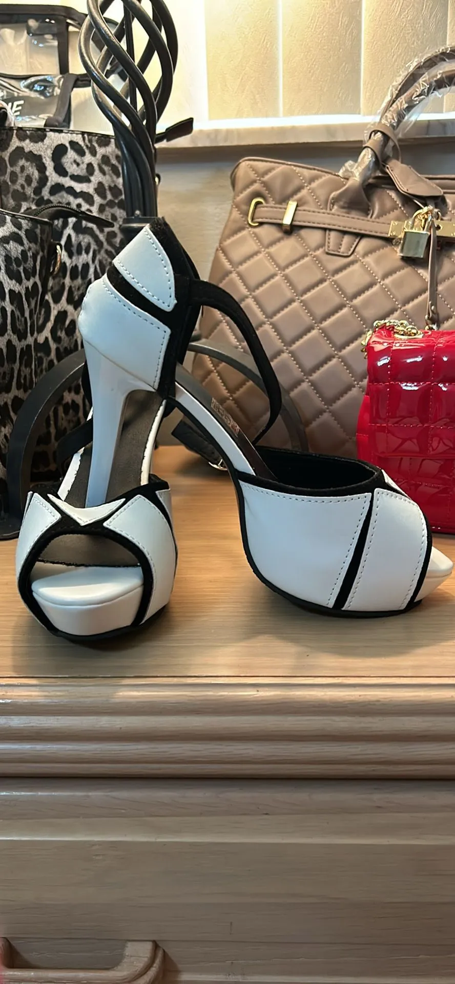 Product image for Brand New Black & White Heels 7.5