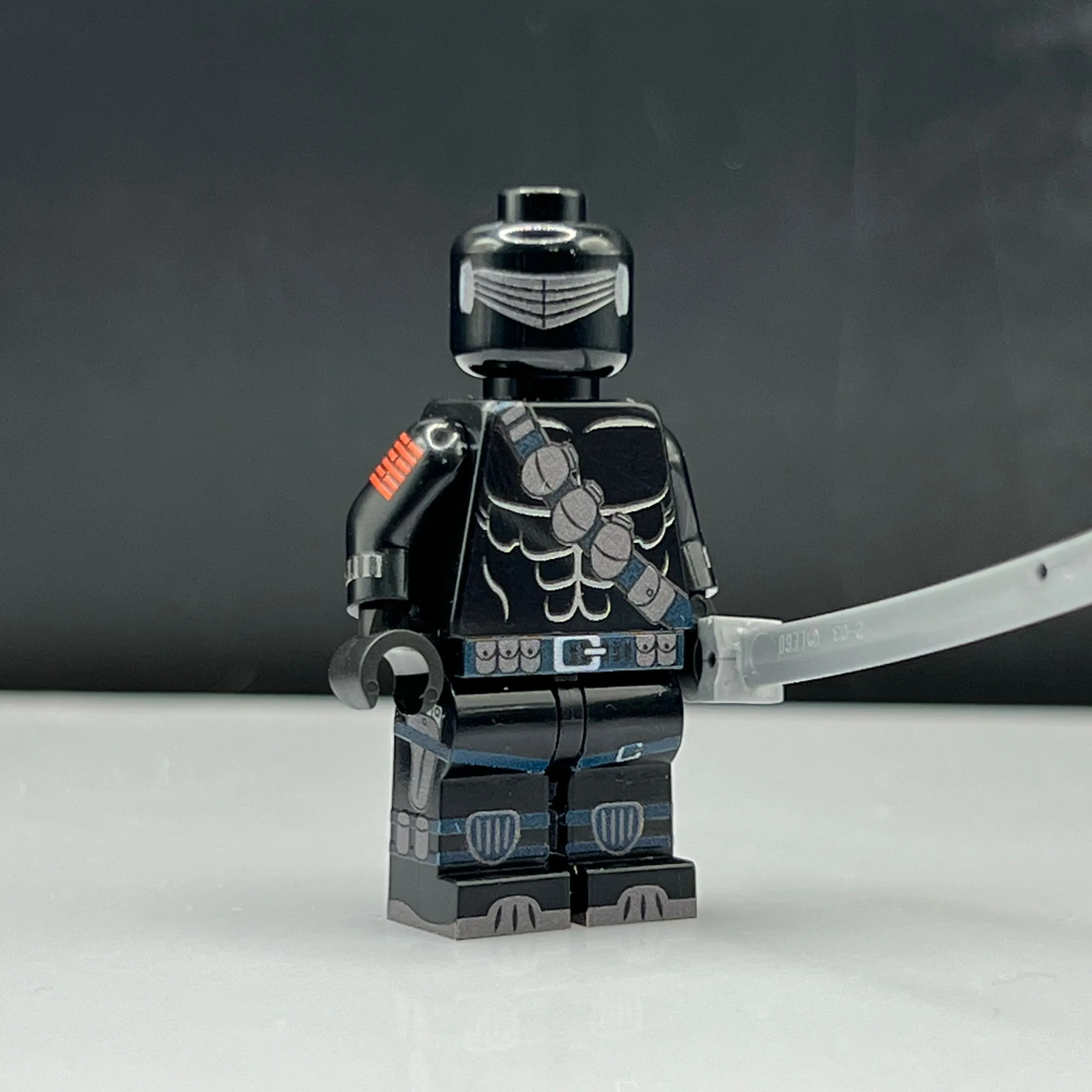 Product image for Custom Printed G.I Joe Minifigure - Snake Eyes