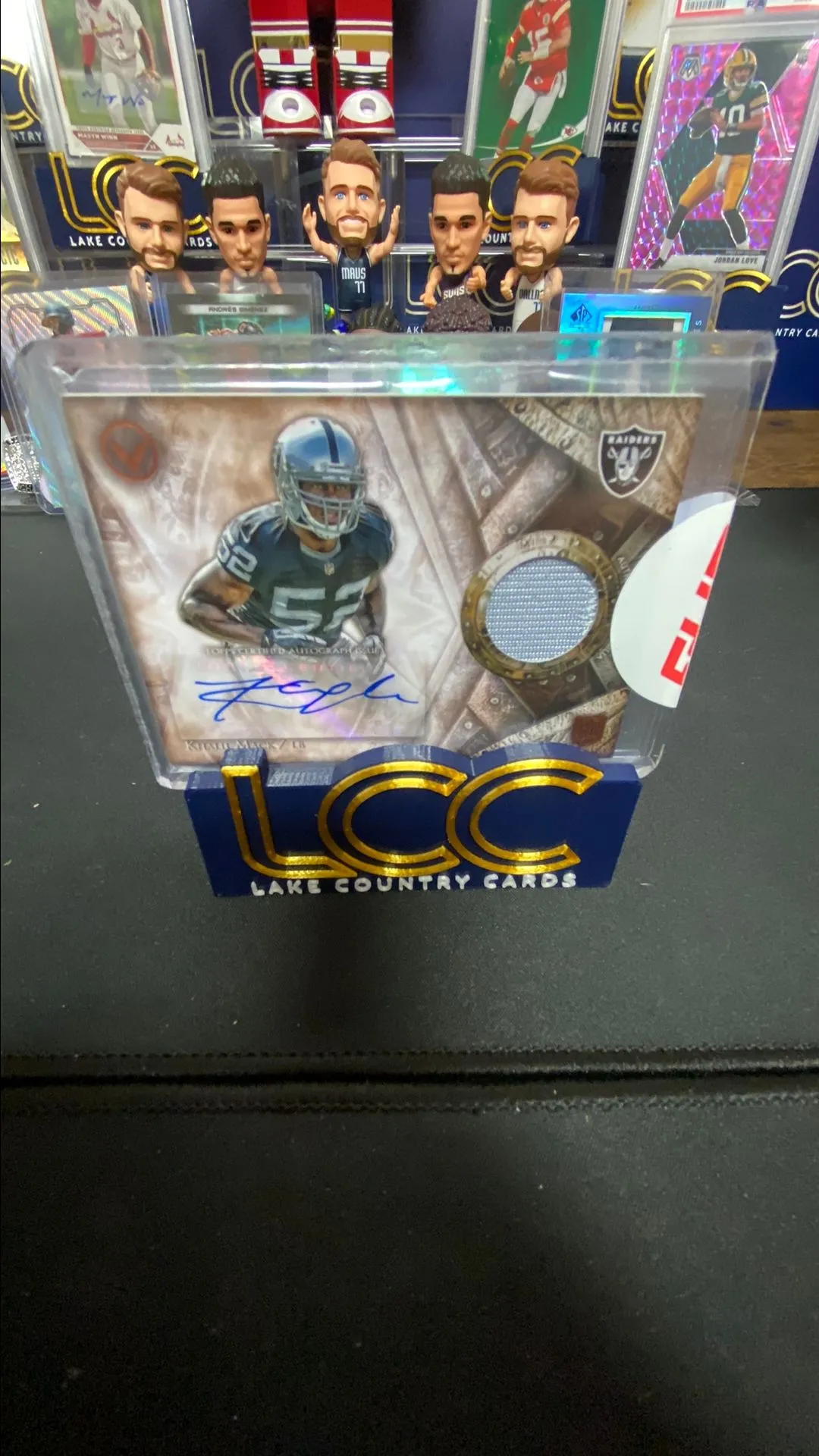 Product image for 2014 Topps Valor Khalil Mack Shield of Honor Autograph Patch Card RC