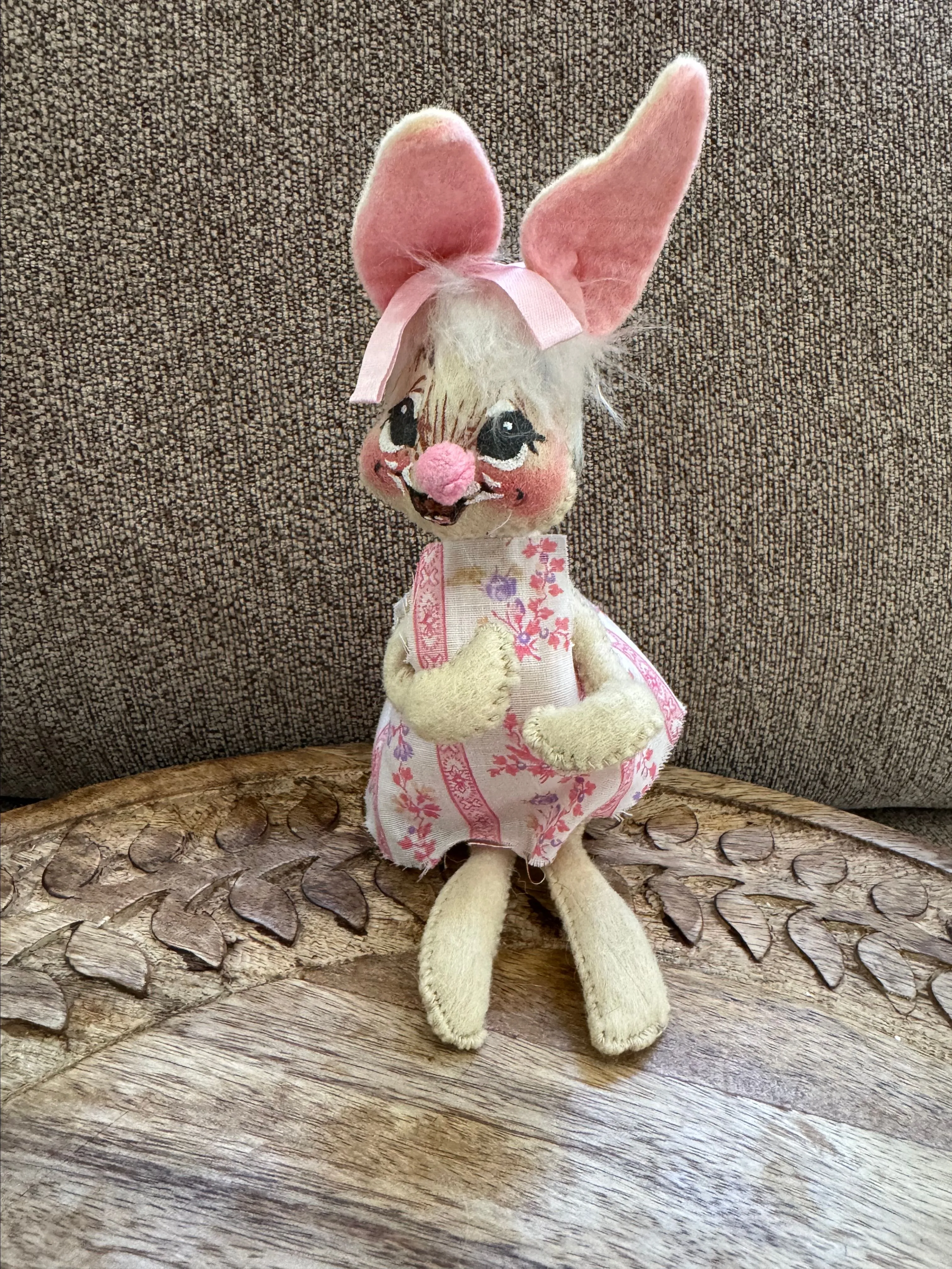 Product image for Vintage Annalee girl bunny