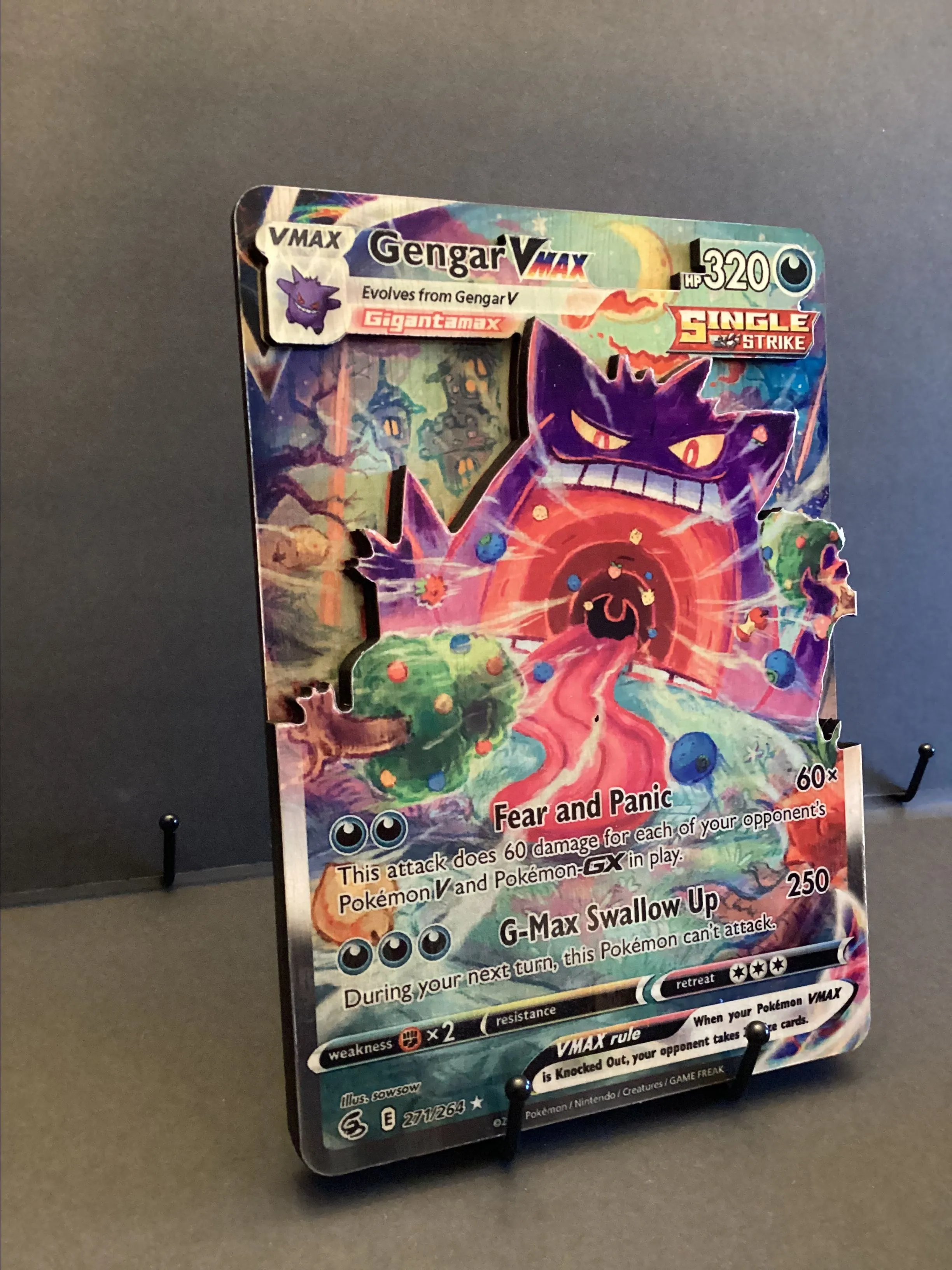 Product image for Gengar world eater layered wood art