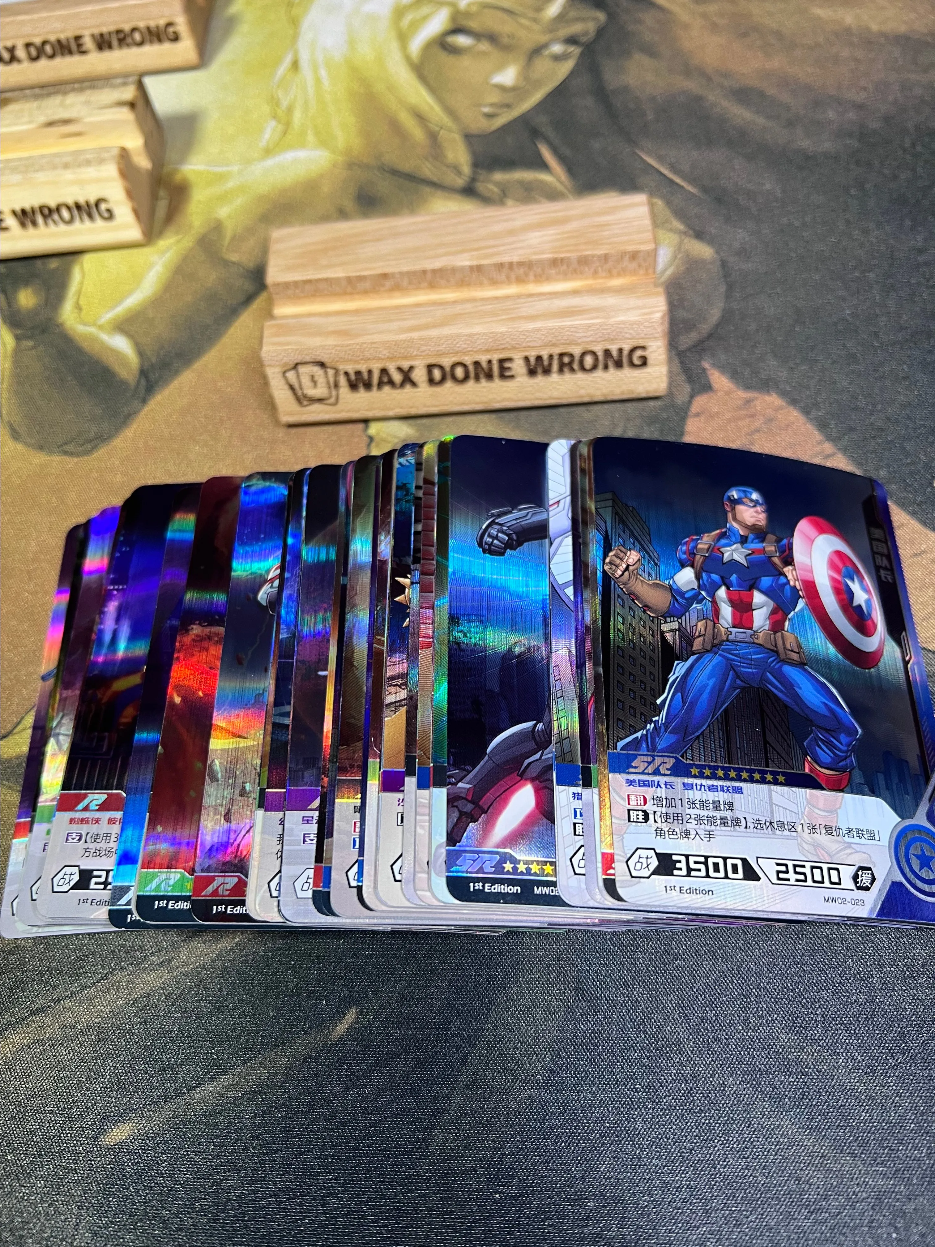 Product image for Full R/SR set - Marvel Hero Battle Series 2
