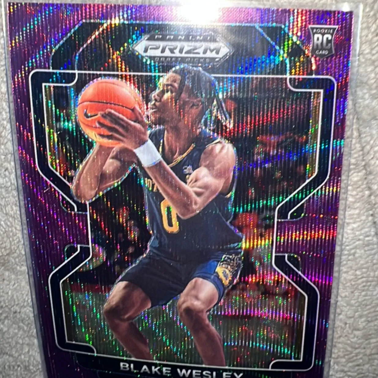 Product image for 2021 Panini Prizm Draft Picks Collegiate Mega Box (Gold Ice Prizm)