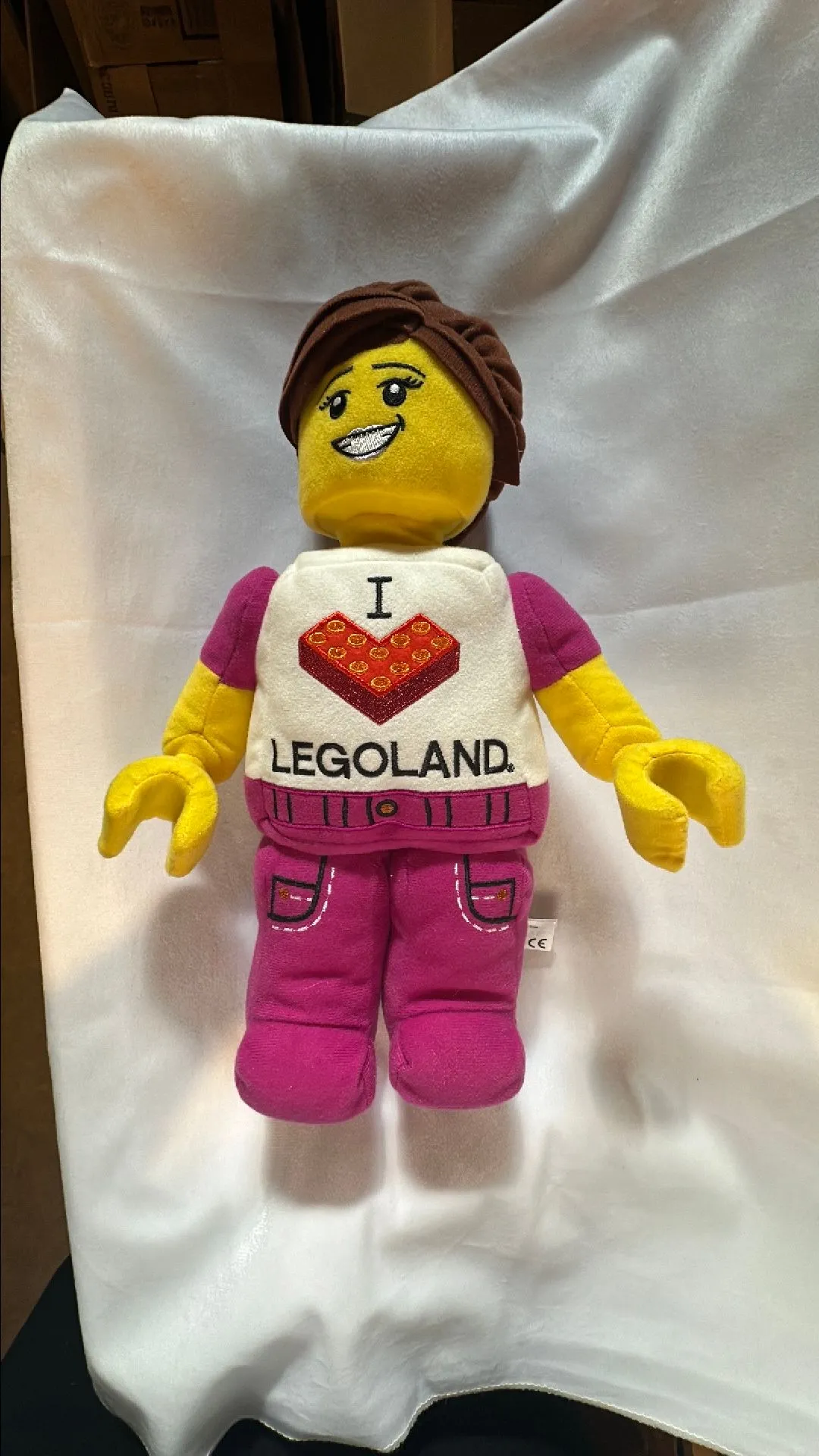 Product image for I Love Legoland Girl Plush Doll Legos