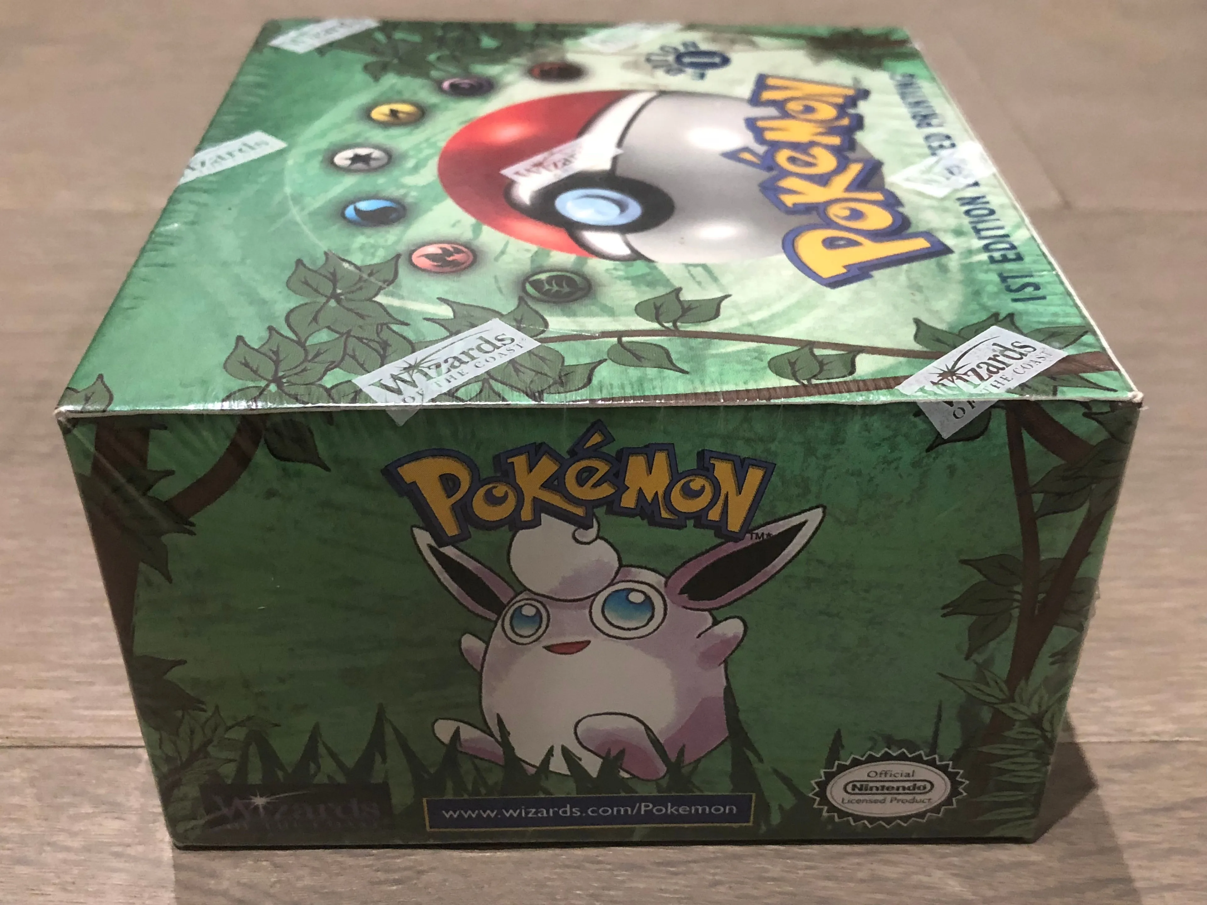 1st edition Jungle booster box 1999 vintage factory sealed with case   Whatnot: Shop, Sell, Connect
