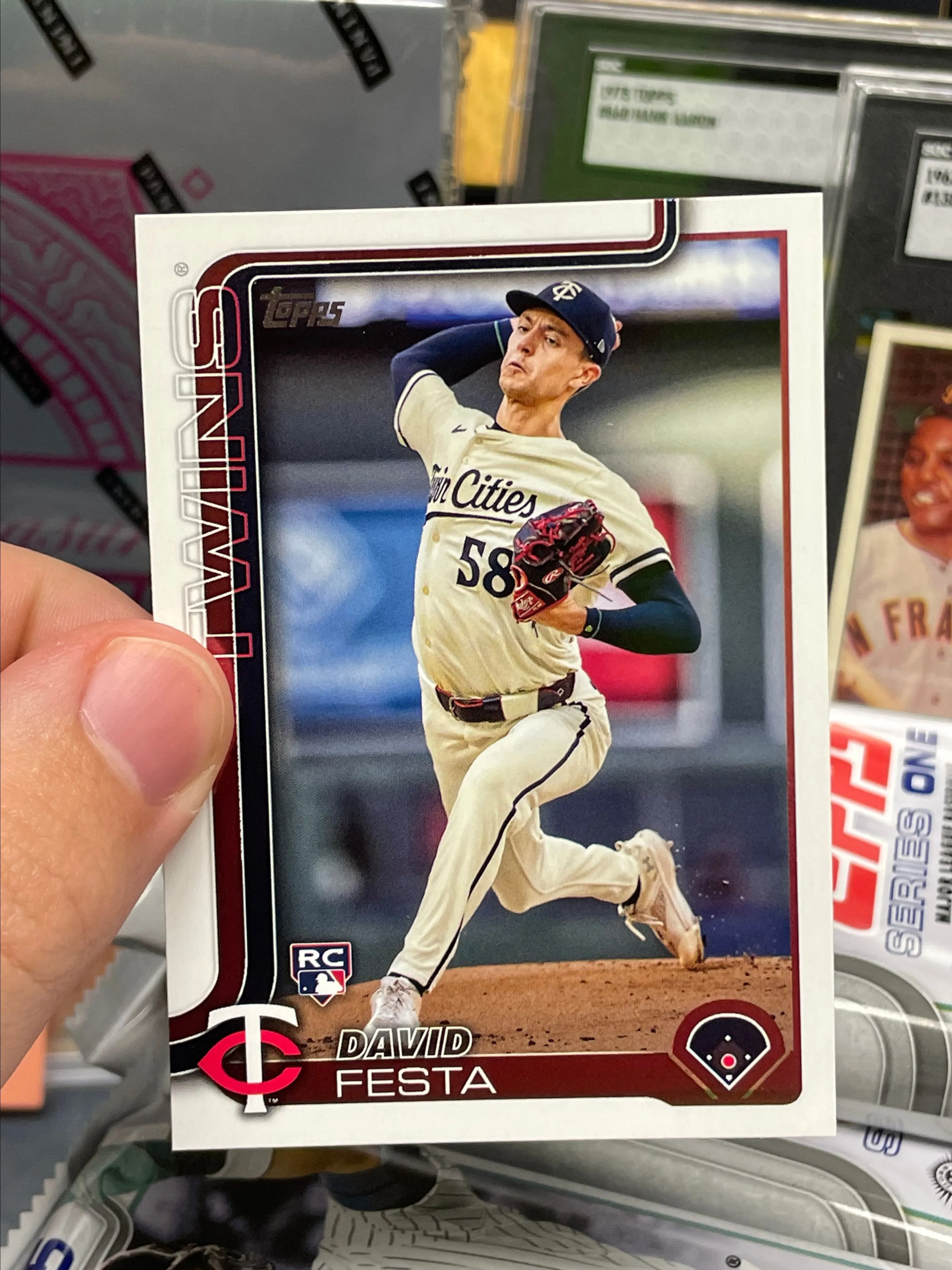 Product image for 2025 Topps Series 1 Baseball Hobby Box Personal