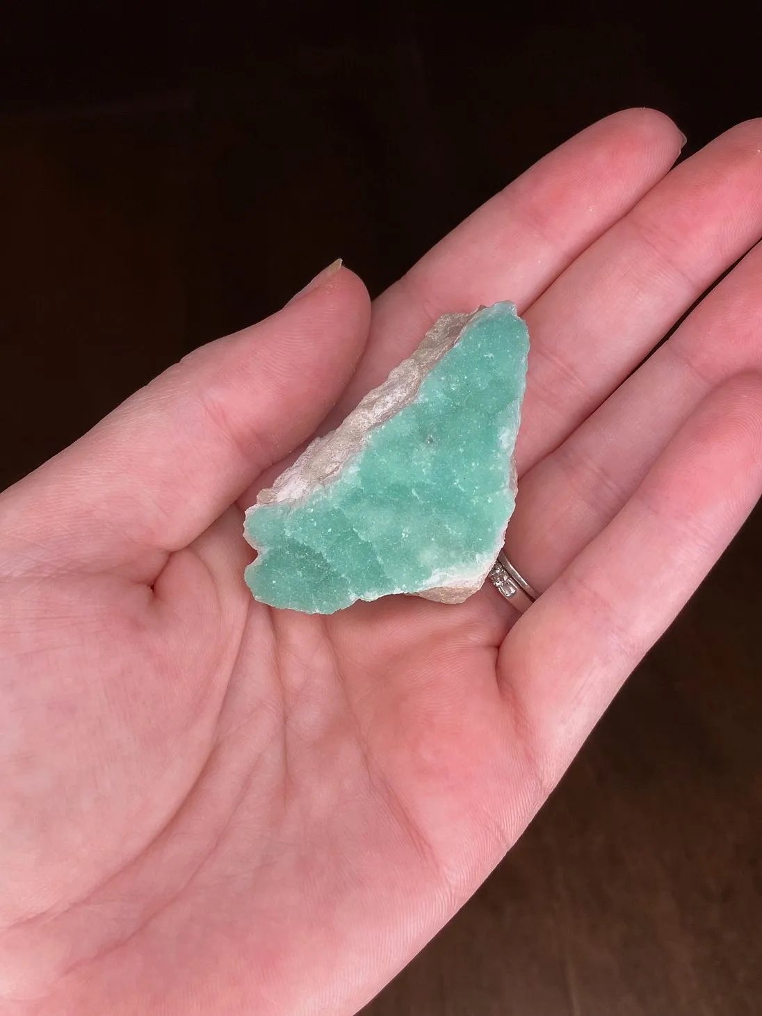 Product image for Small Blue Aragonite Specimen #2