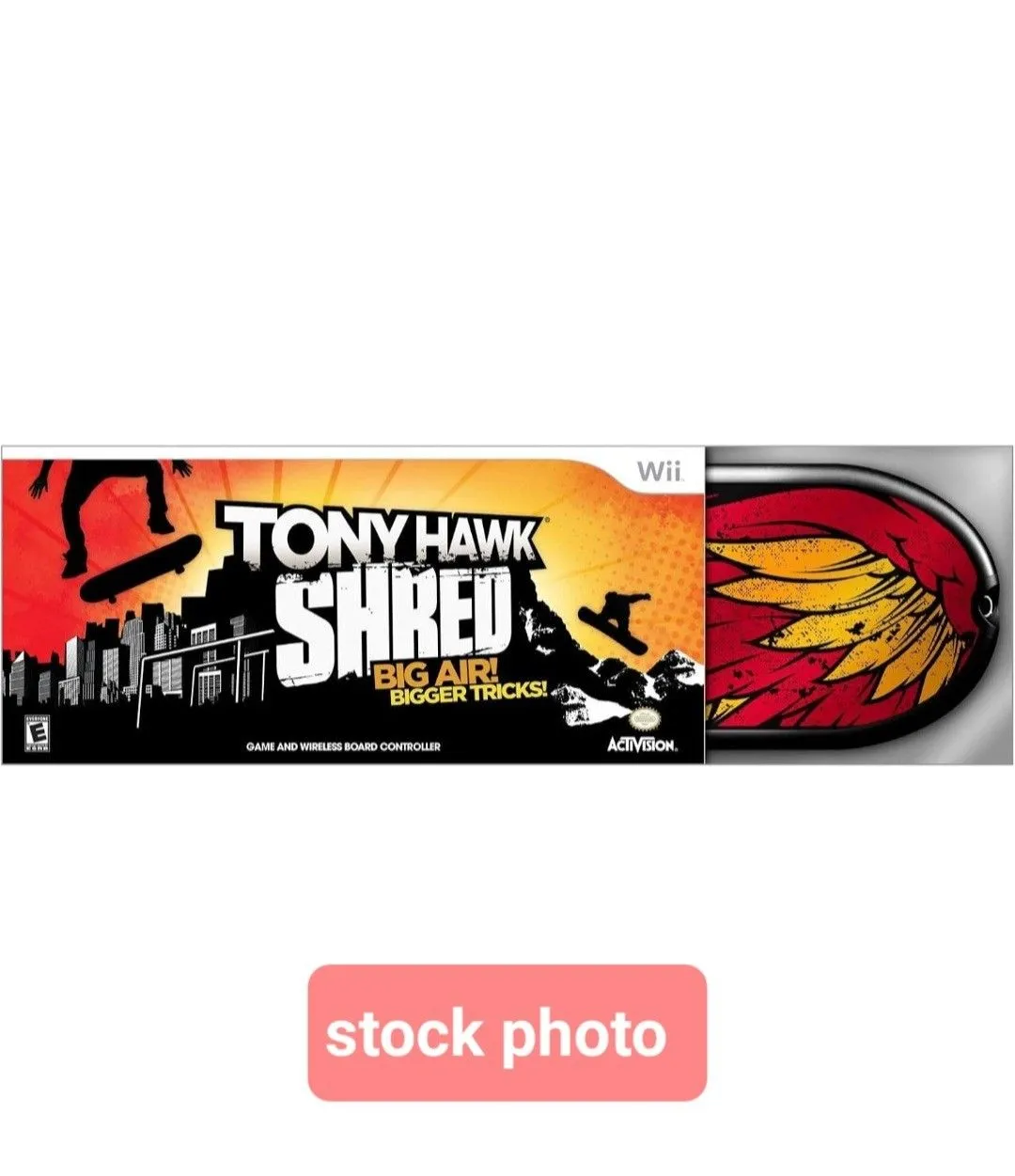 Product image for Nintendo Wii Tony Hawk Wireless Shred Board Controller NO DONGLE RECVR UNTESTED/BOARD ONLY/SOLD AS-I
