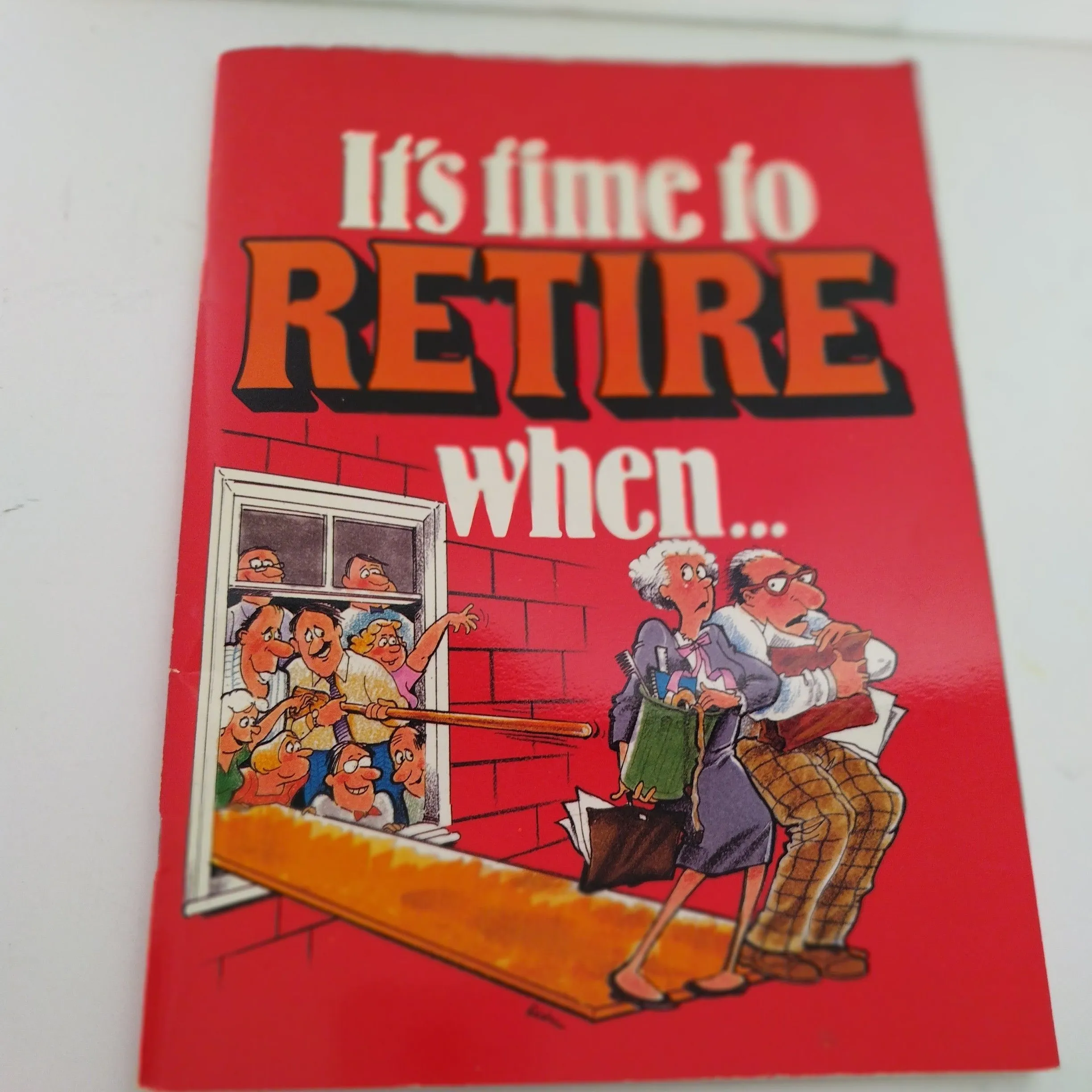 Product image for Vintage 1983 It's Time To Retire When...Ivory Tower