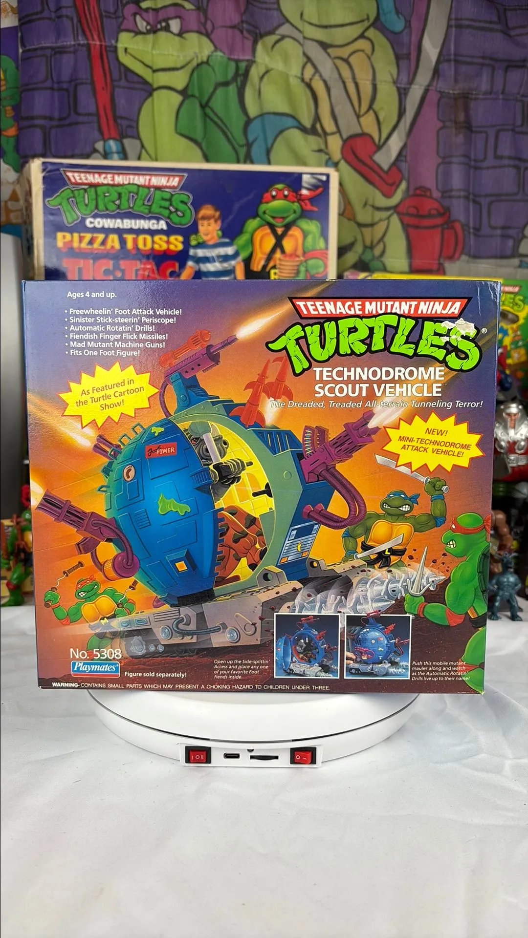 Product image for TMNT NIB 1993 Technodrome Scout