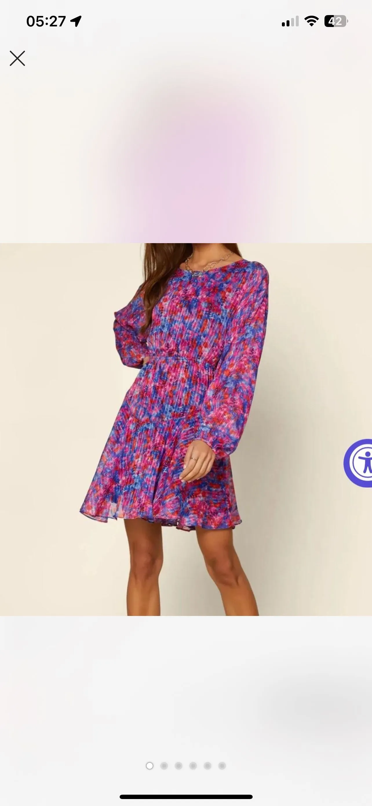 Product image for Skies are Blue Dress Medium