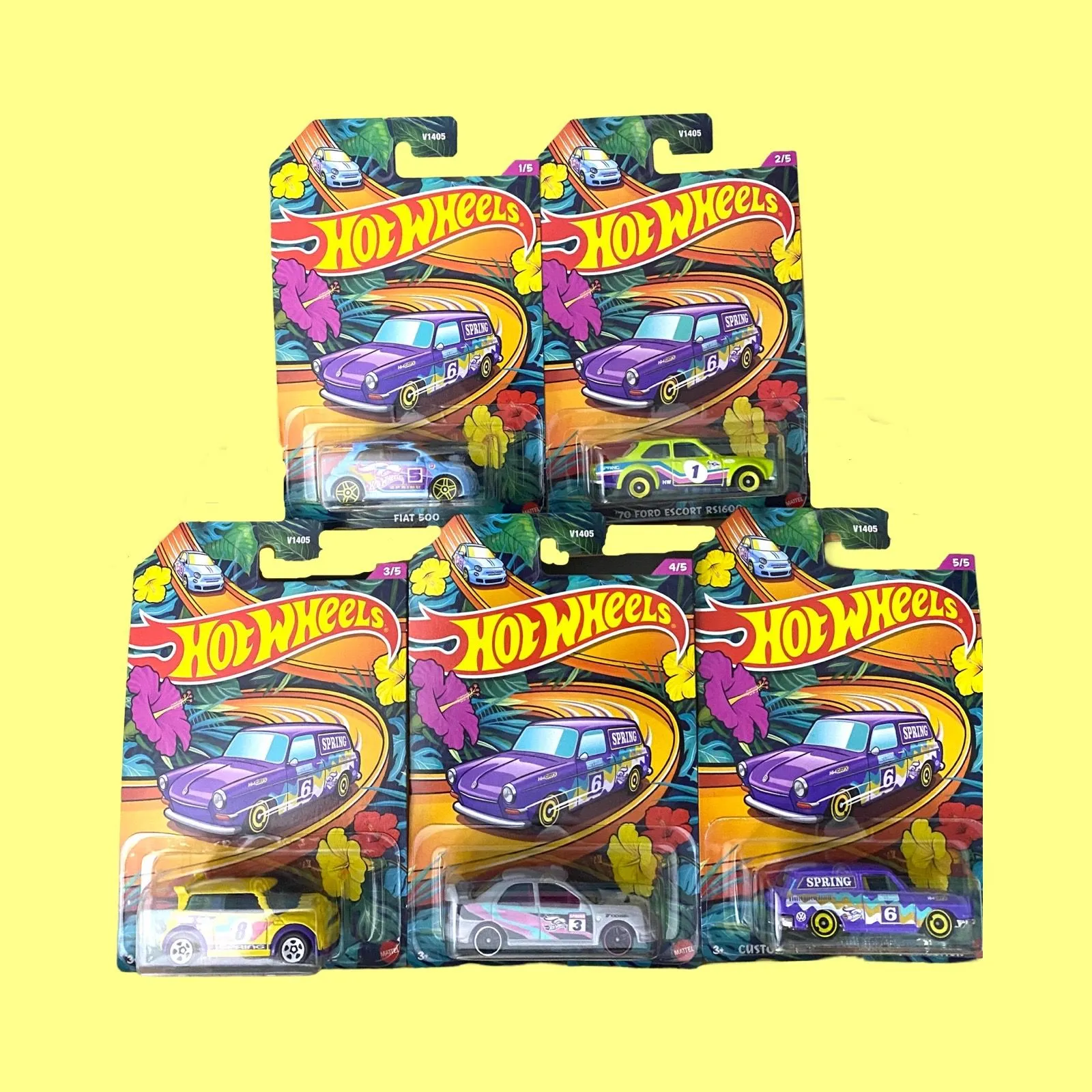 Product image for Hot Wheels 2024 Spring Mix - Set of 5