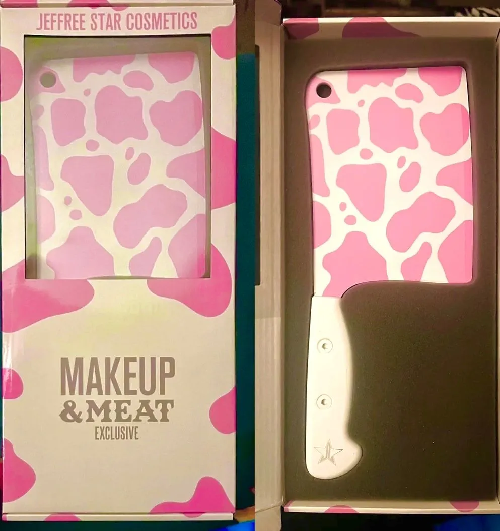 Product image for 01 Jeffree Star Makeup & Meat Exclusive Cow Print Mirror