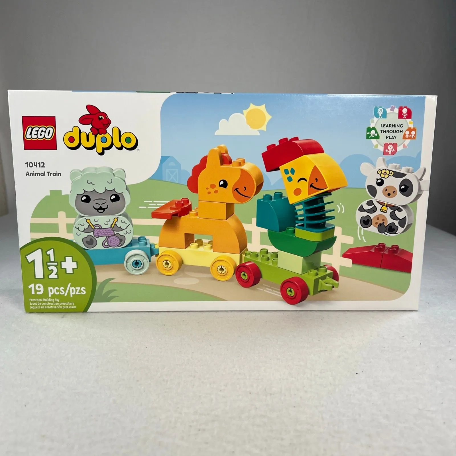 Product image for LEGO DUPLO: Animal Train Set 10412 Learning Through Play   (Ages 1 1/2+) Sealed