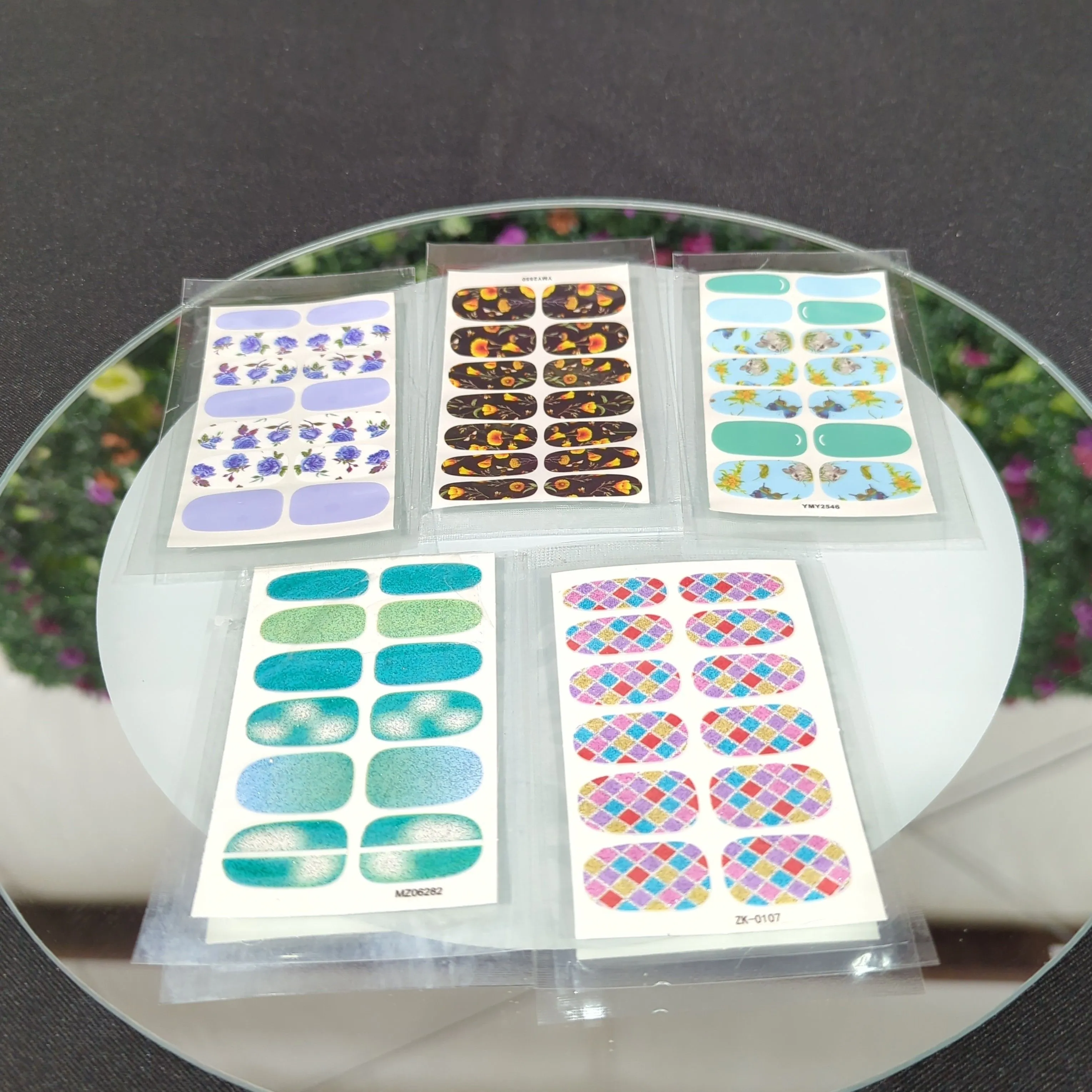 Product image for #5 Set of 5 Budget Nail Wraps