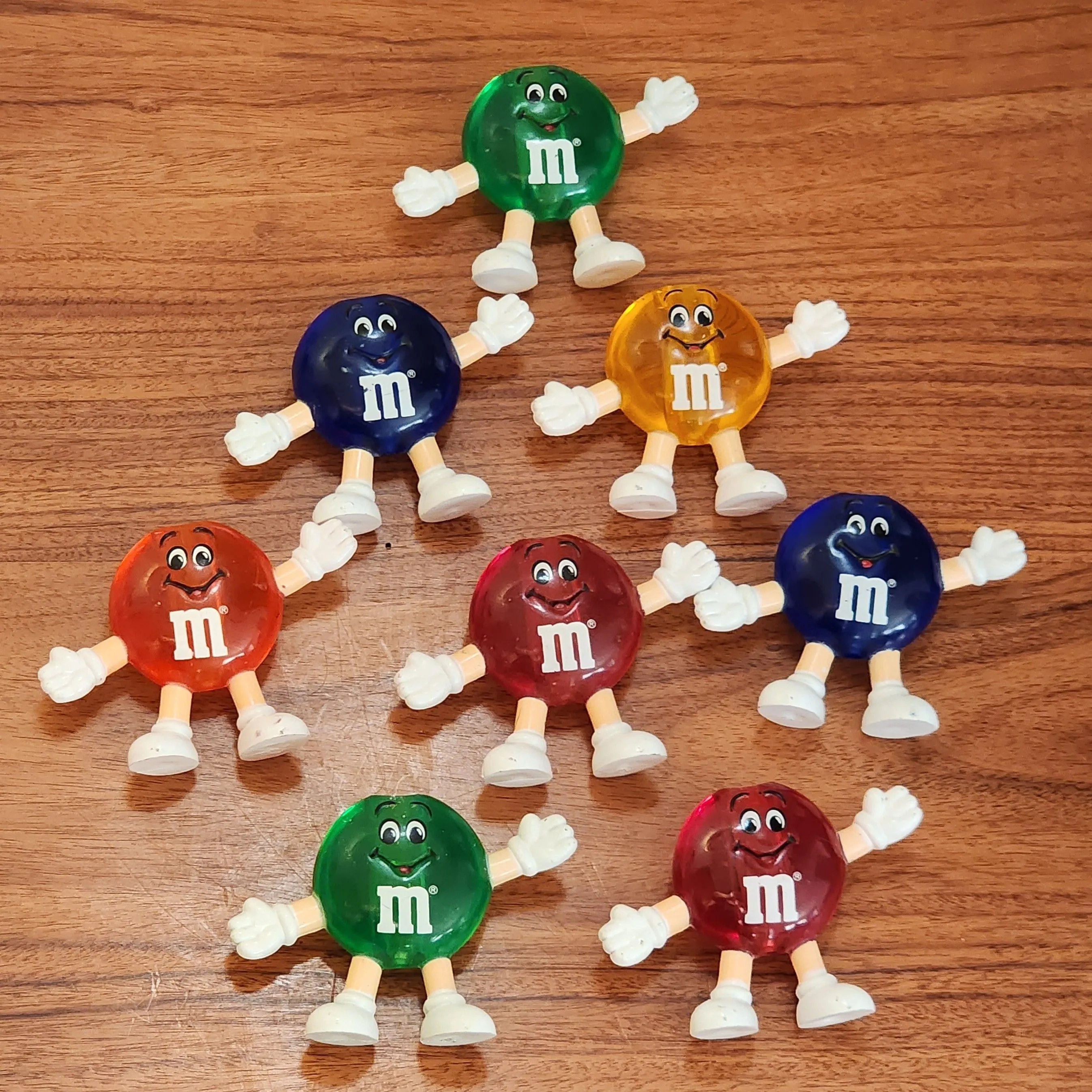 Product image for #22 Vintage M&M Candy Replacement Christmas String Light Covers Set of 8